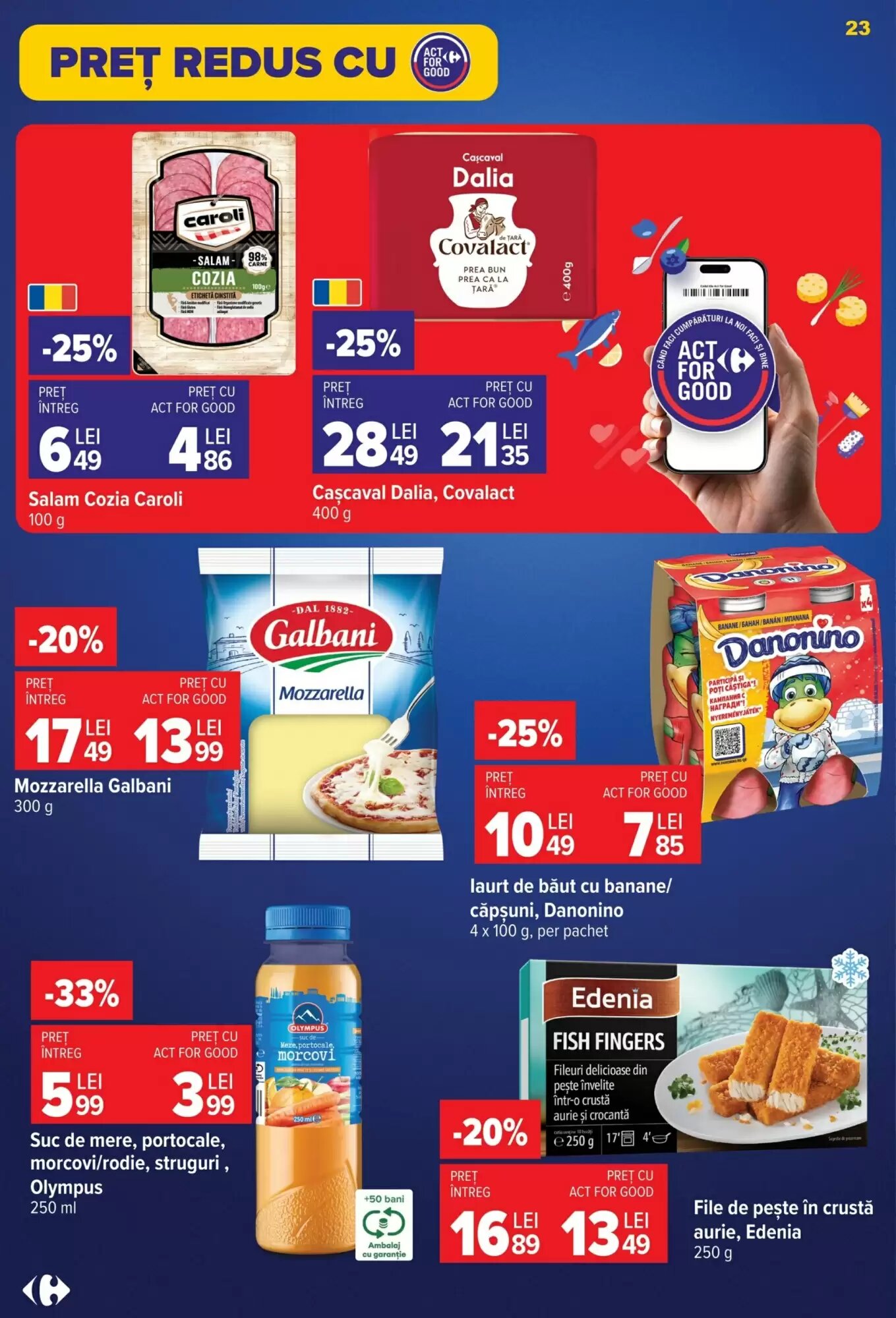 Catalogul cu oferte Carrefour valabil de la 22.07.2026 - Pagina 23.
