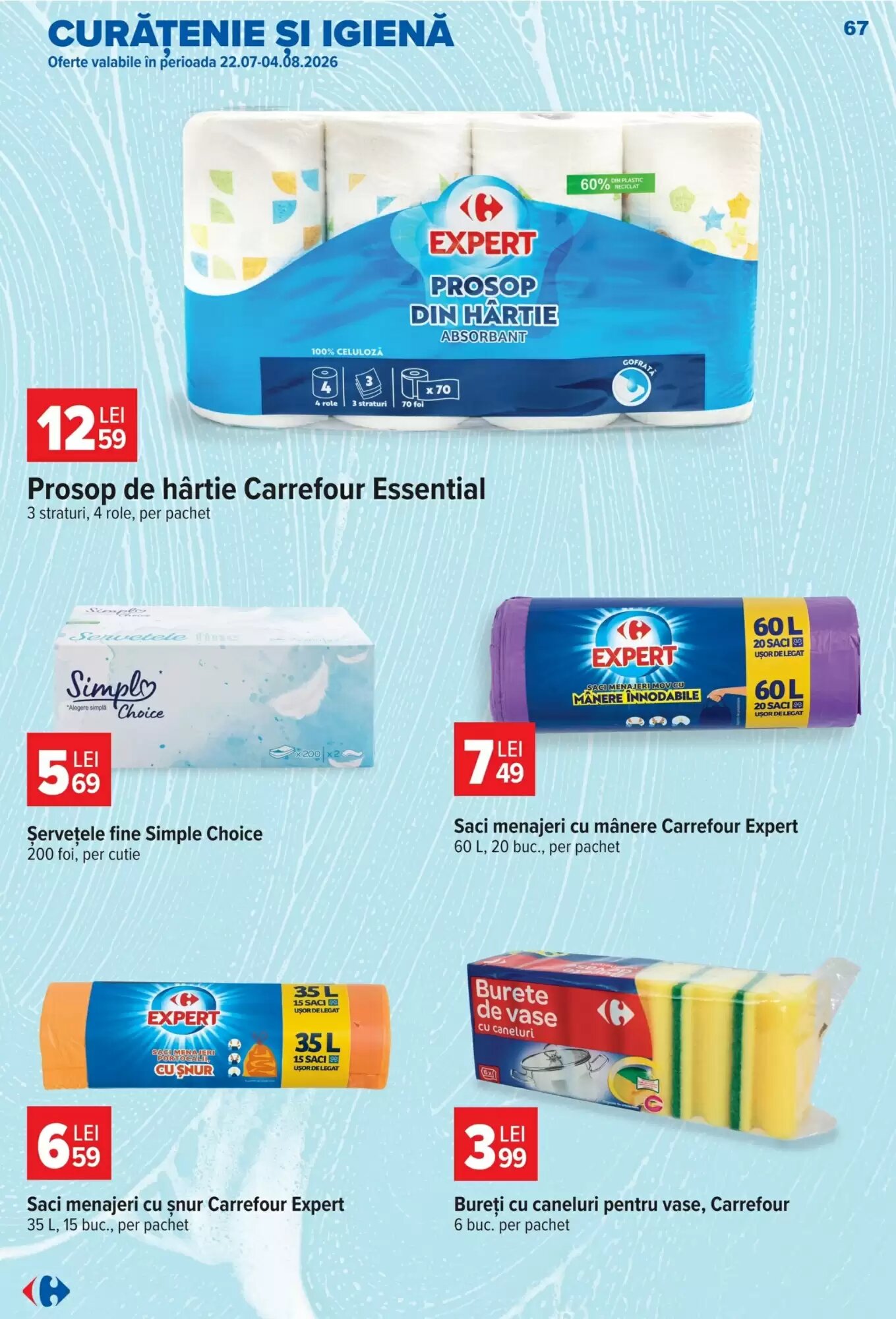 Catalogul cu oferte Carrefour valabil de la 22.07.2026 - Pagina 67.