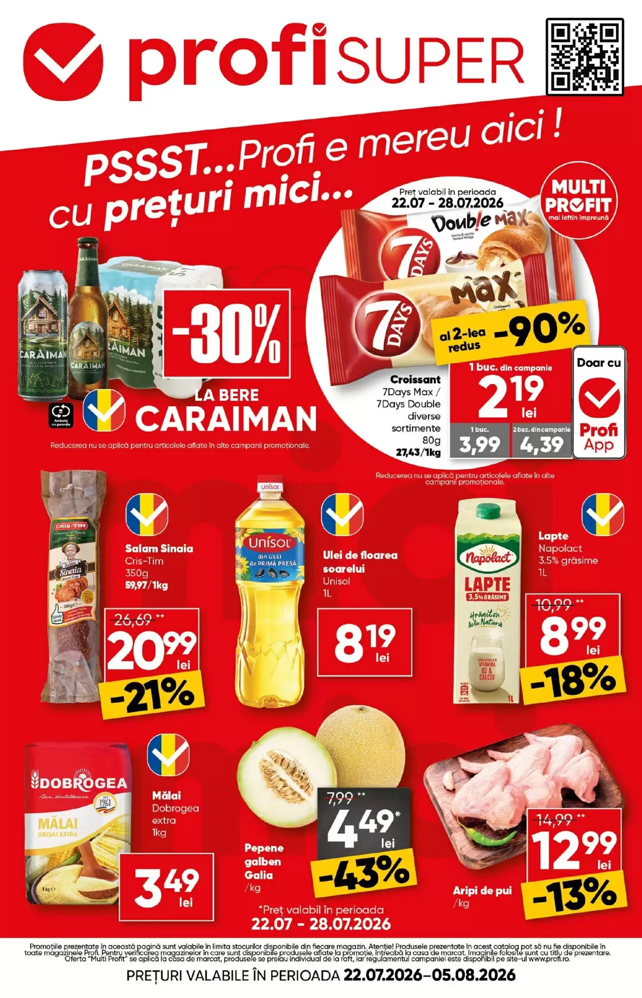 Catalogul cu oferte PROFI valabil de la 22.07.2026 - Pagina 19.