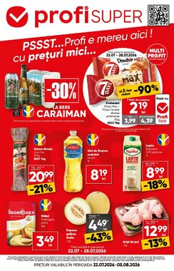 Catalogul cu oferte PROFI valabil de la 22.07.2026