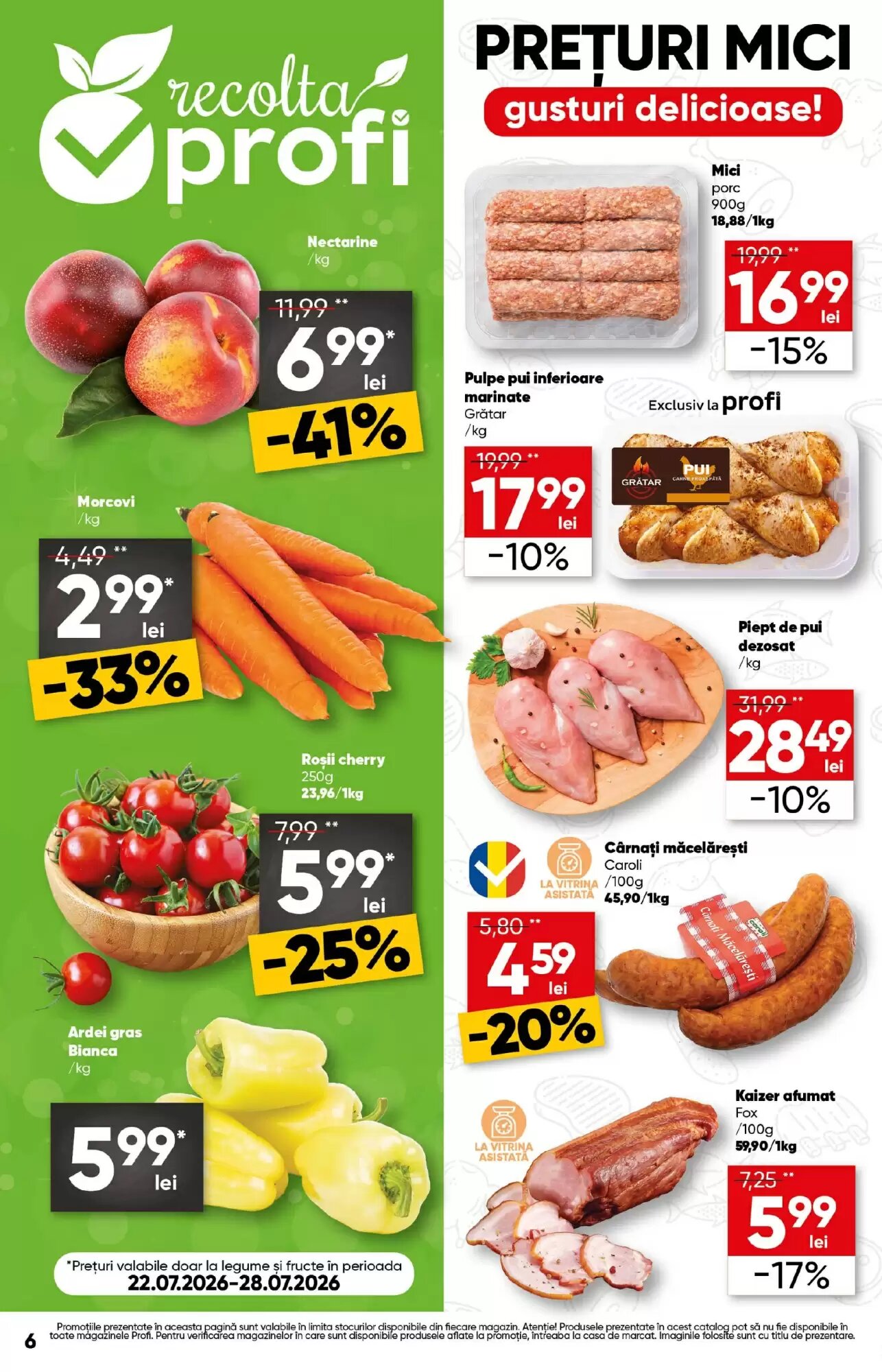 Catalogul cu oferte PROFI valabil de la 22.07.2026 - Pagina 6.