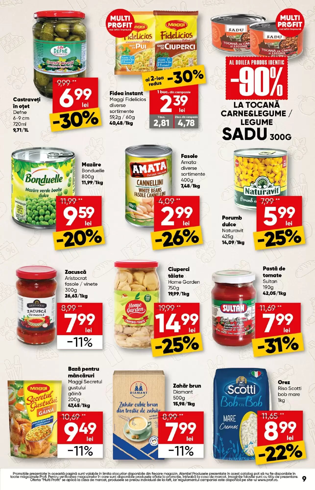 Catalogul cu oferte PROFI valabil de la 22.07.2026 - Pagina 9.