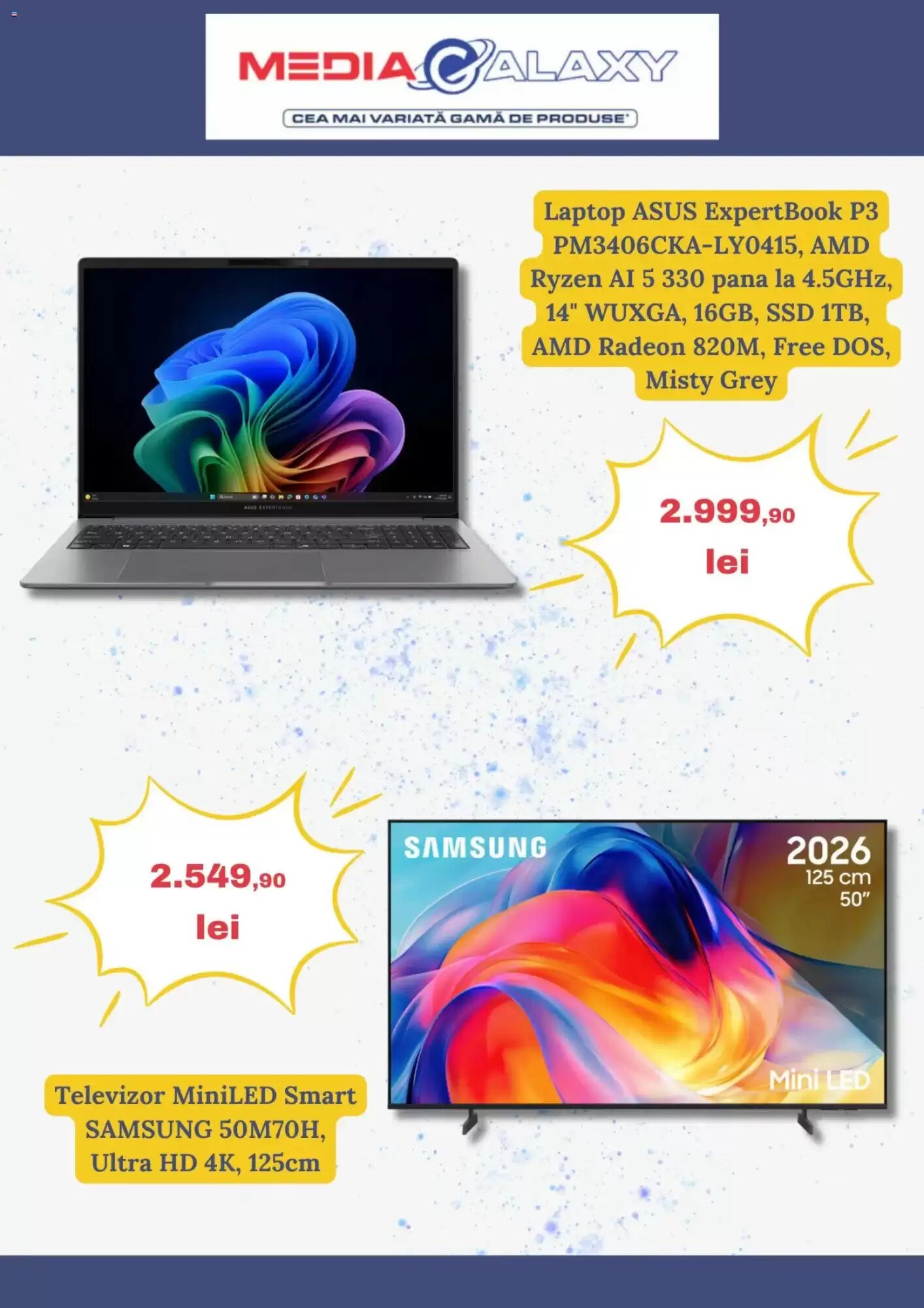 Catalogul cu oferte Media Galaxy valabil de la 22.07.2026 - Pagina 3.