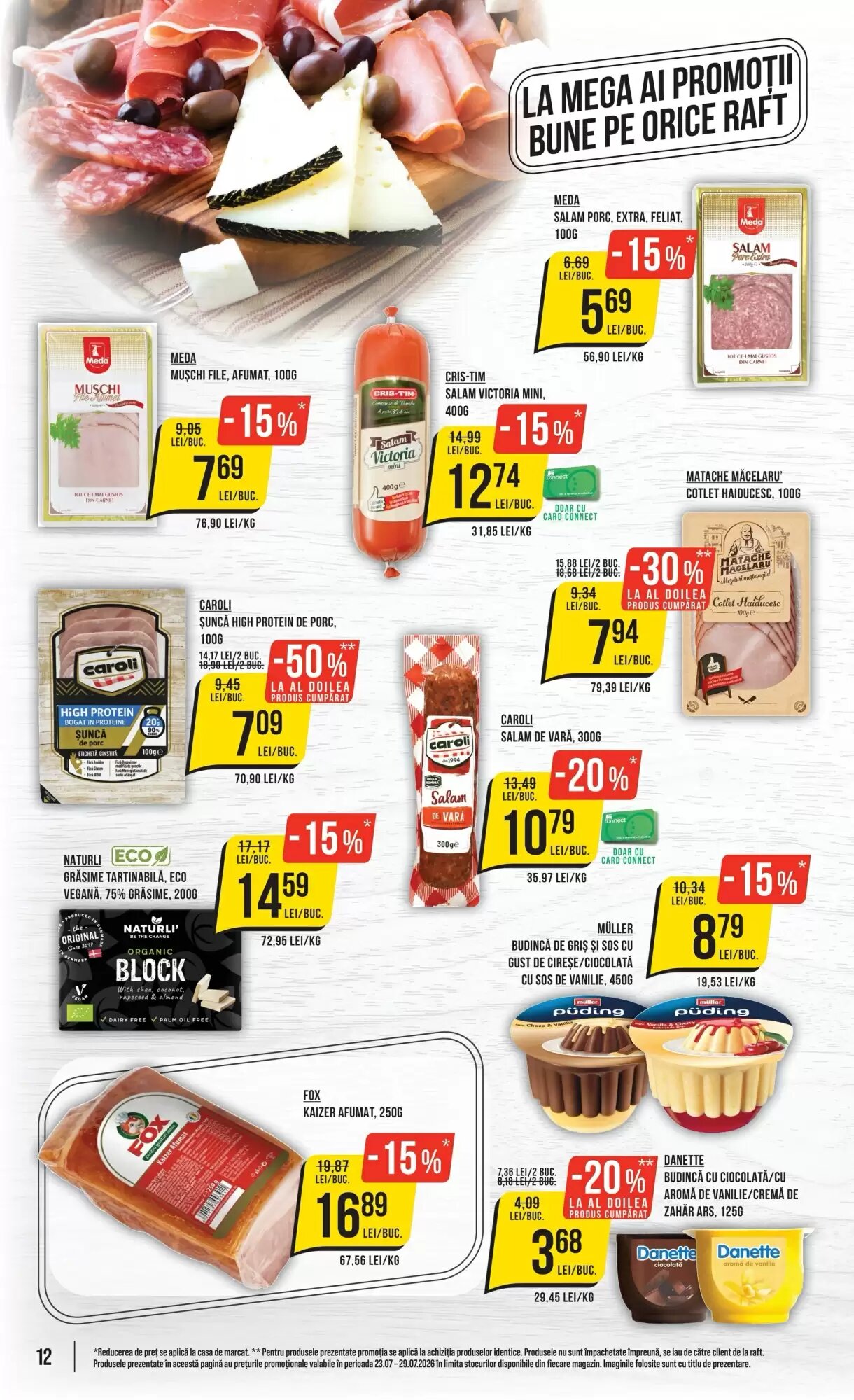 Catalogul cu oferte Mega Image valabil de la 23.07.2026 - Pagina 12.