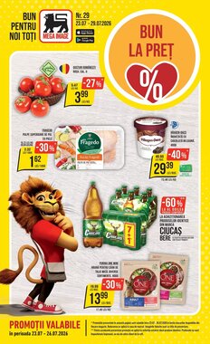 Catalogul cu oferte Mega Image valabil de la 23.07.2026