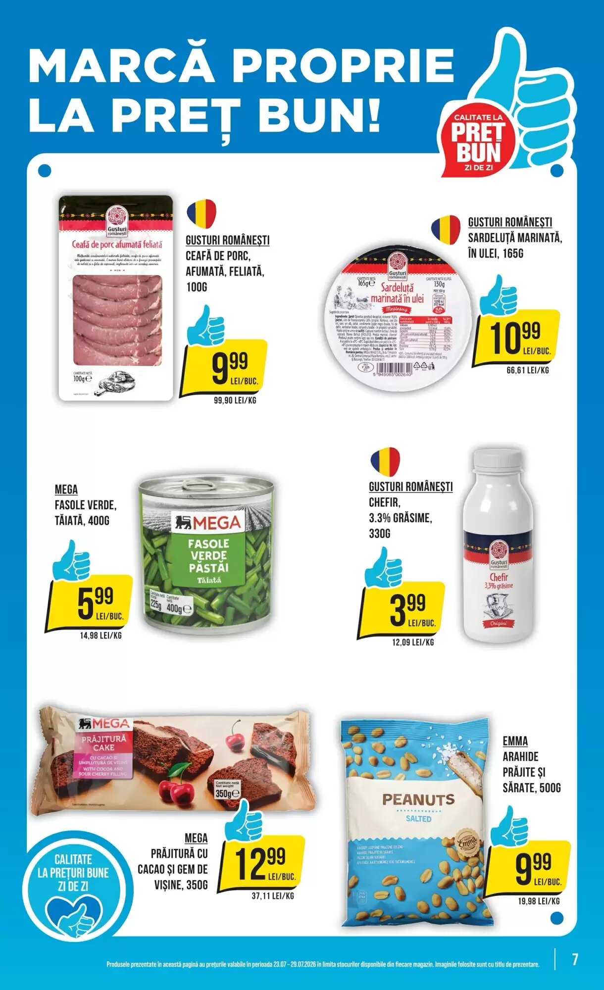 Catalogul cu oferte Mega Image valabil de la 23.07.2026 - Pagina 7.