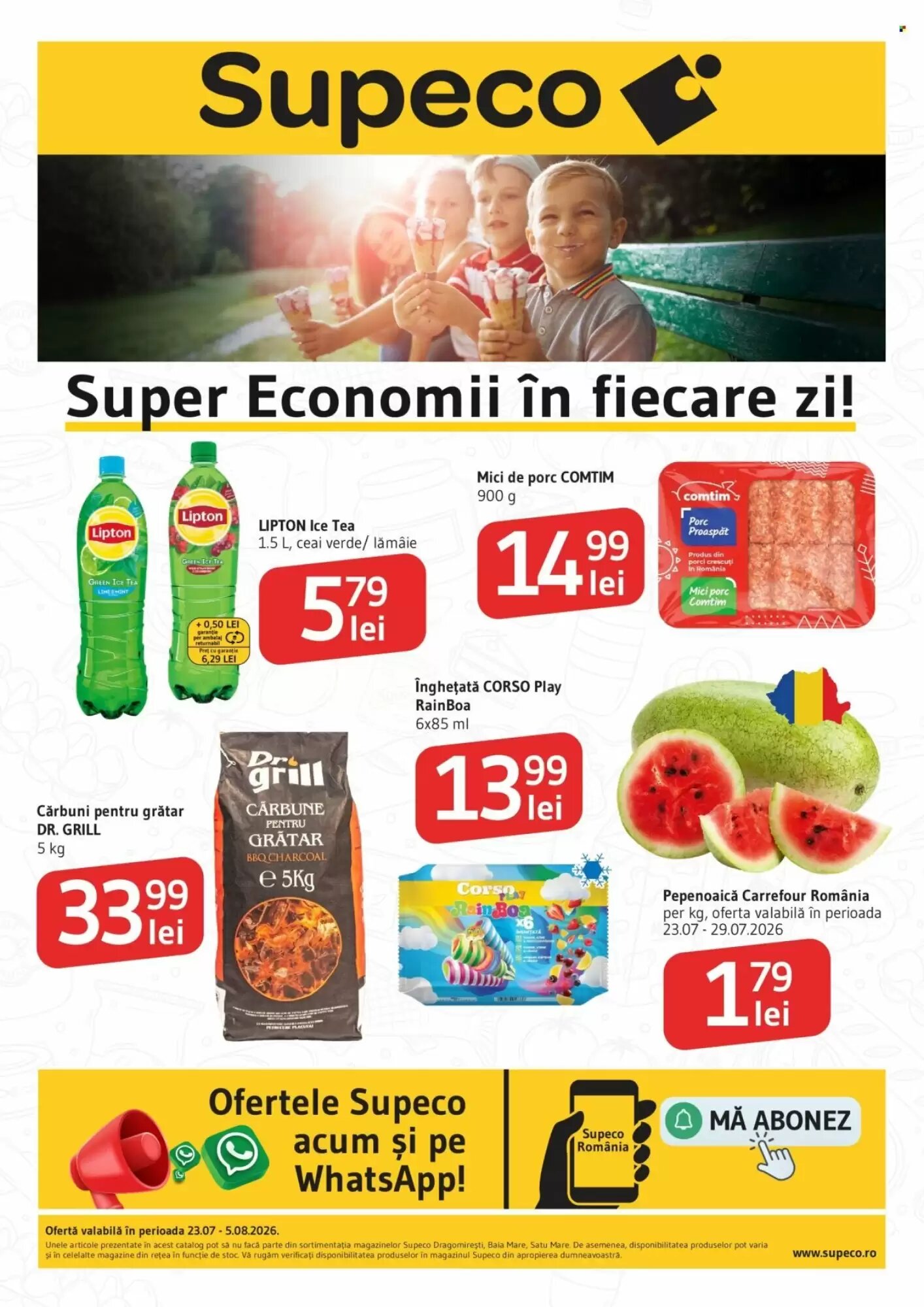Catalogul cu oferte Supeco valabil de la 23.07.2026 - Pagina 1.