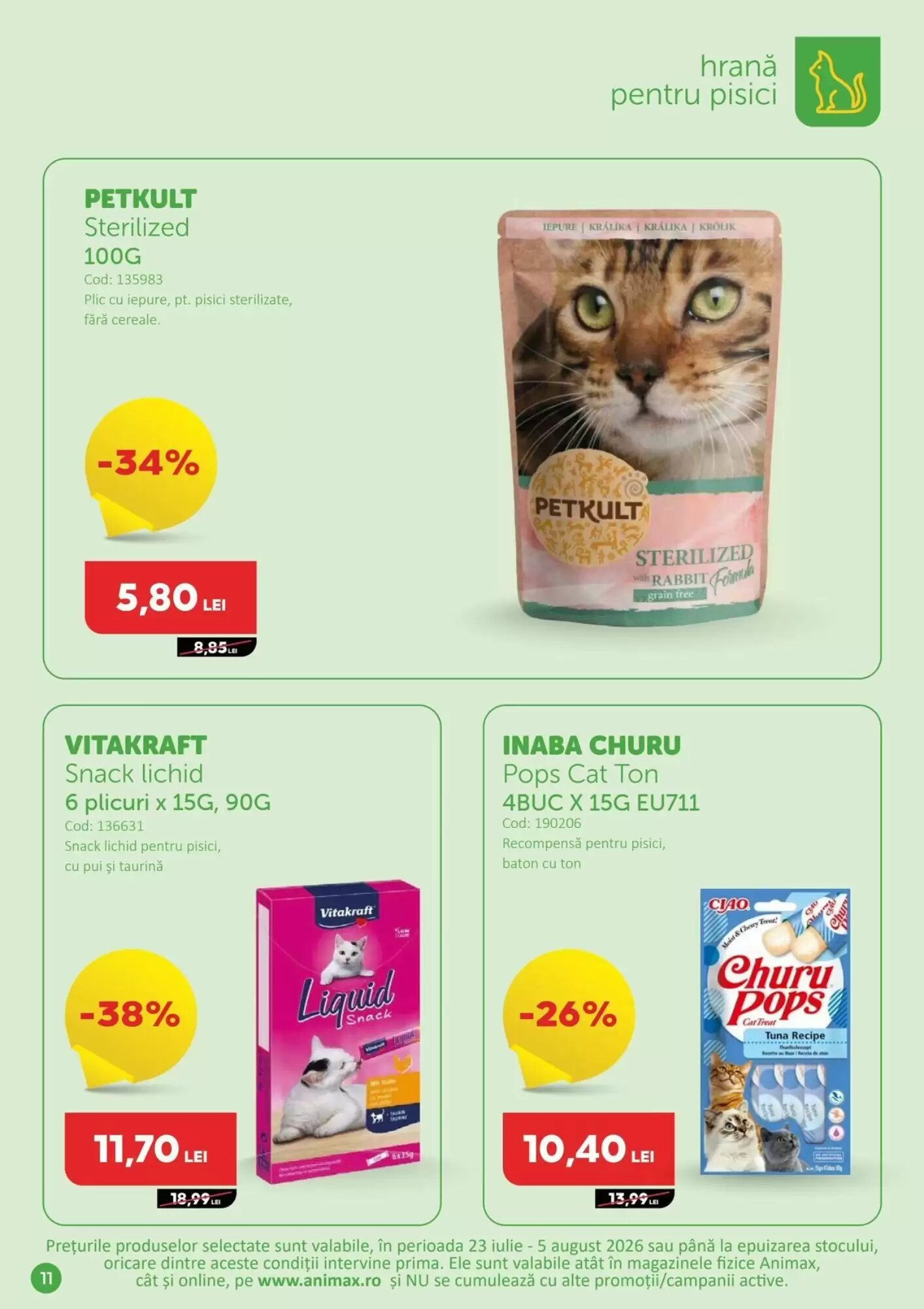 Catalogul cu oferte Animax valabil de la 23.07.2026 - Pagina 10.