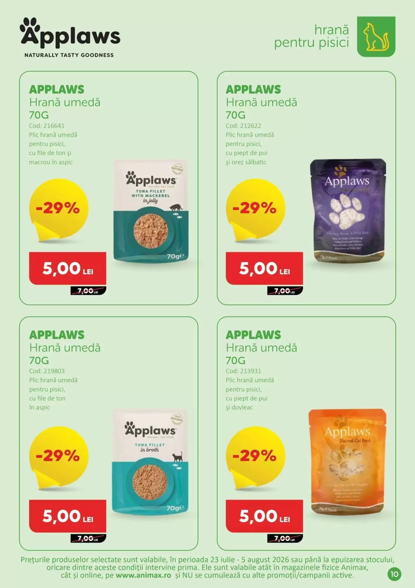 Catalogul cu oferte Animax valabil de la 23.07.2026 - Pagina 13.