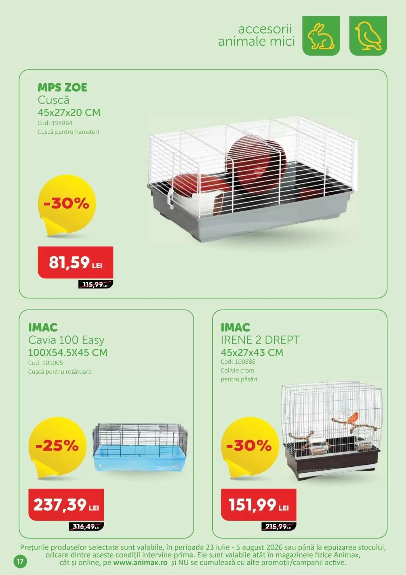 Catalogul cu oferte Animax valabil de la 23.07.2026 - Pagina 17.