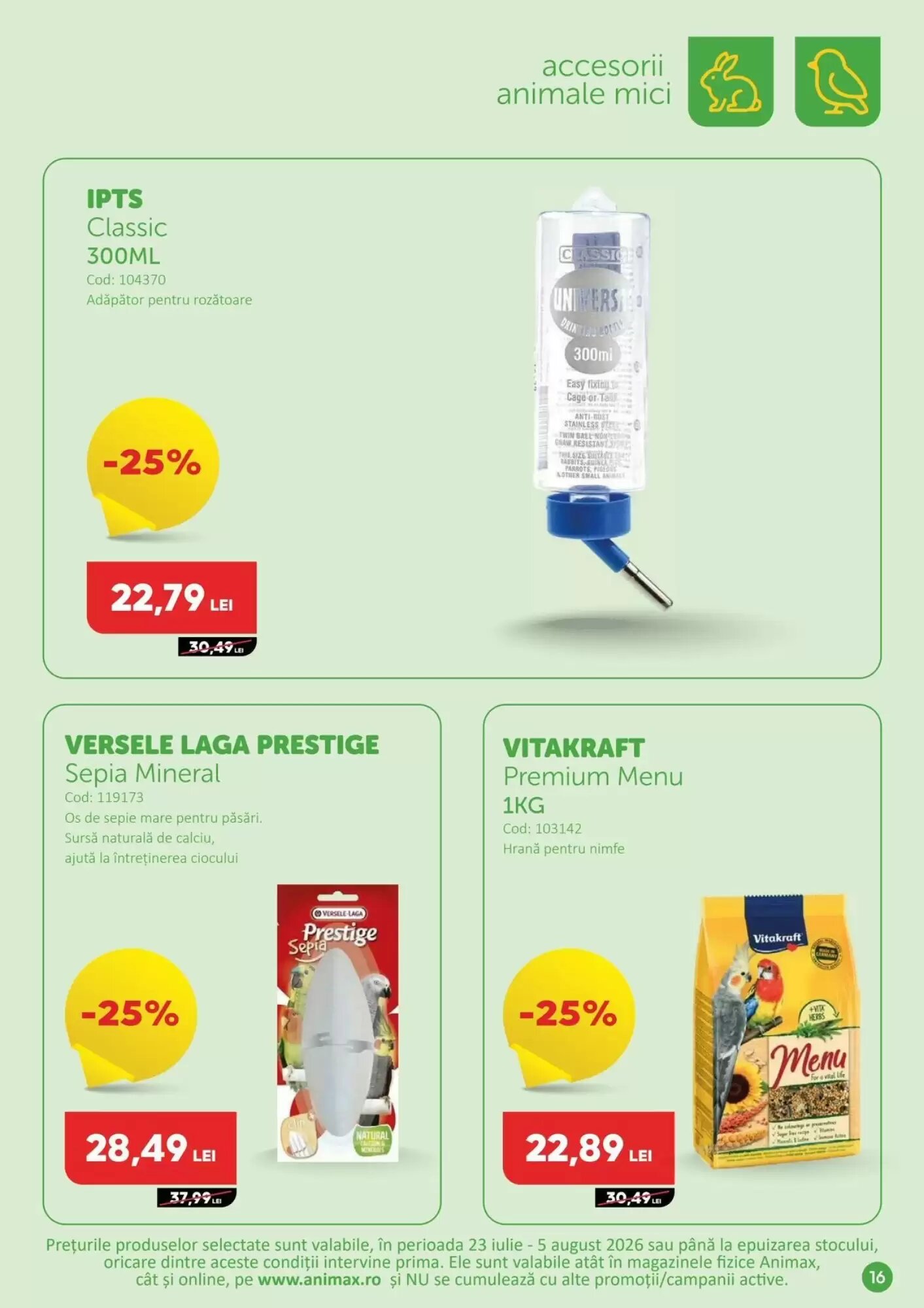 Catalogul cu oferte Animax valabil de la 23.07.2026 - Pagina 18.