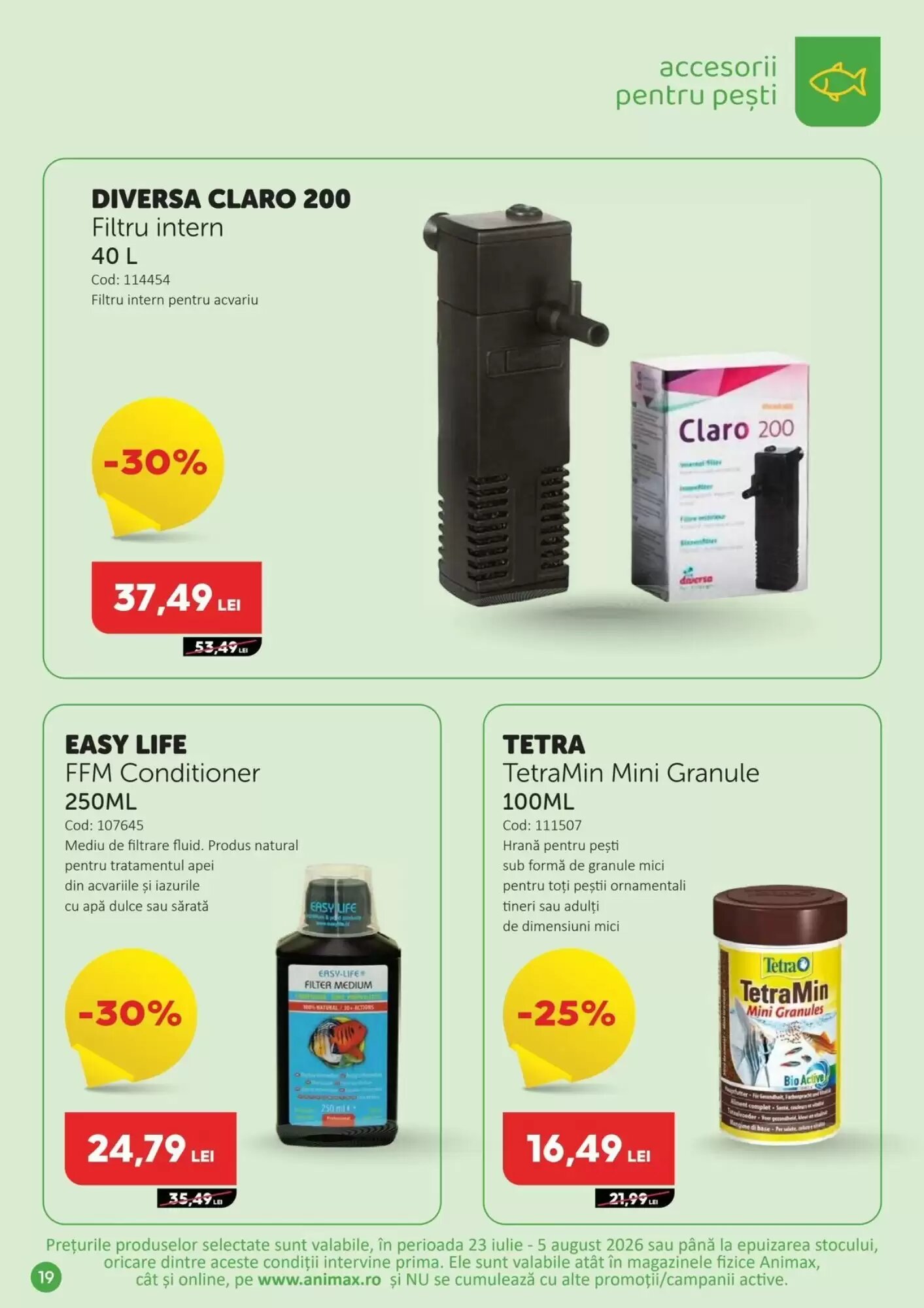 Catalogul cu oferte Animax valabil de la 23.07.2026 - Pagina 21.