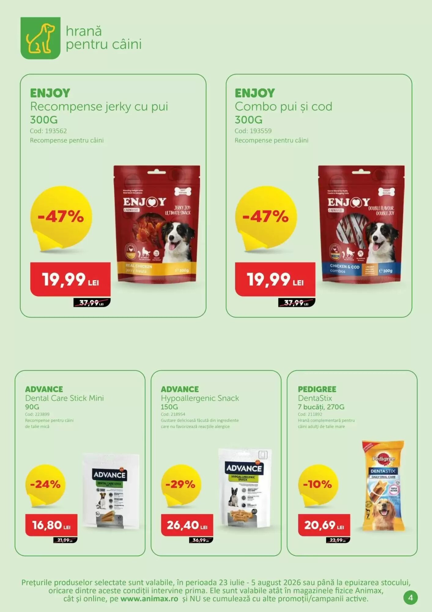 Catalogul cu oferte Animax valabil de la 23.07.2026 - Pagina 4.