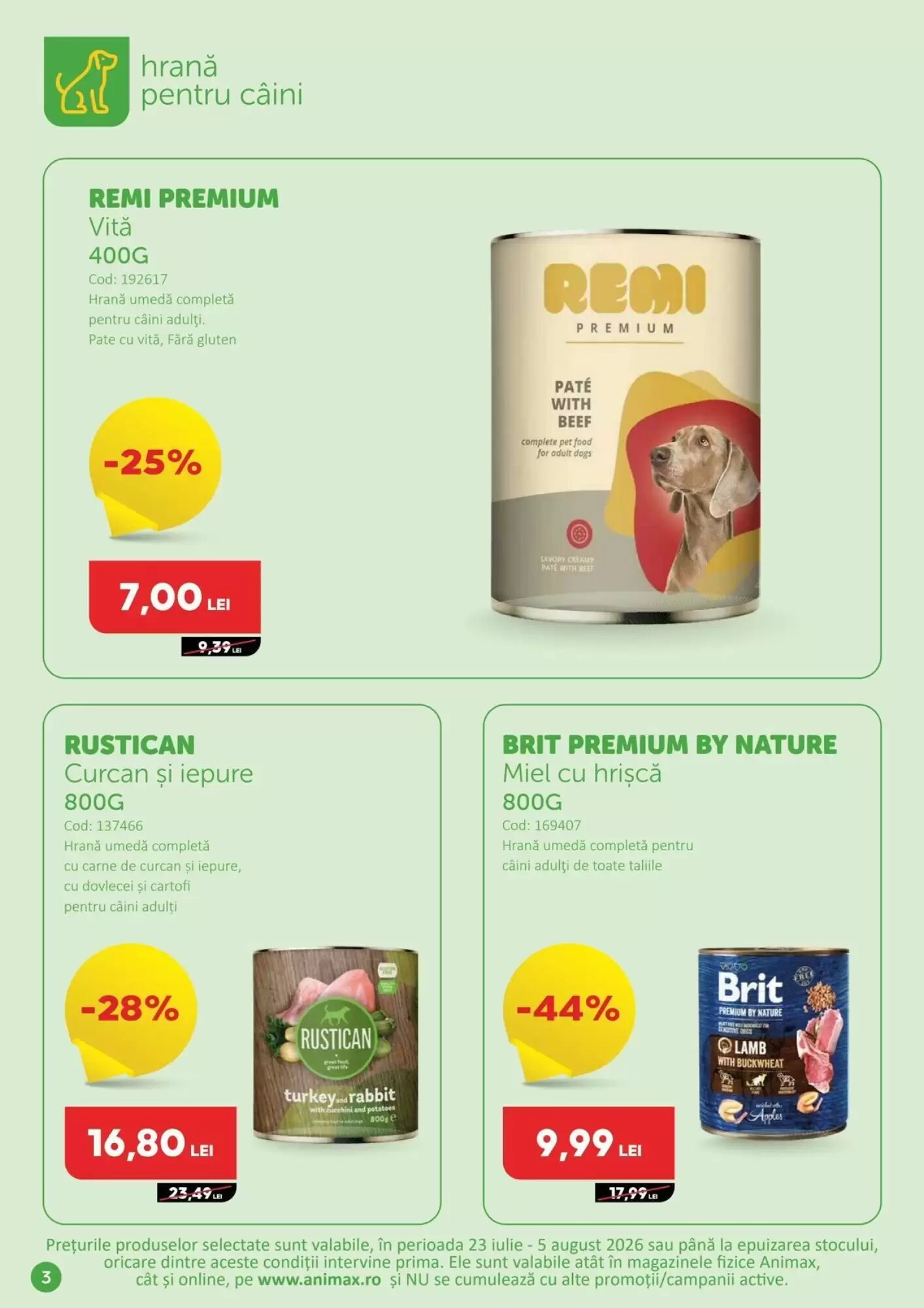 Catalogul cu oferte Animax valabil de la 23.07.2026 - Pagina 6.