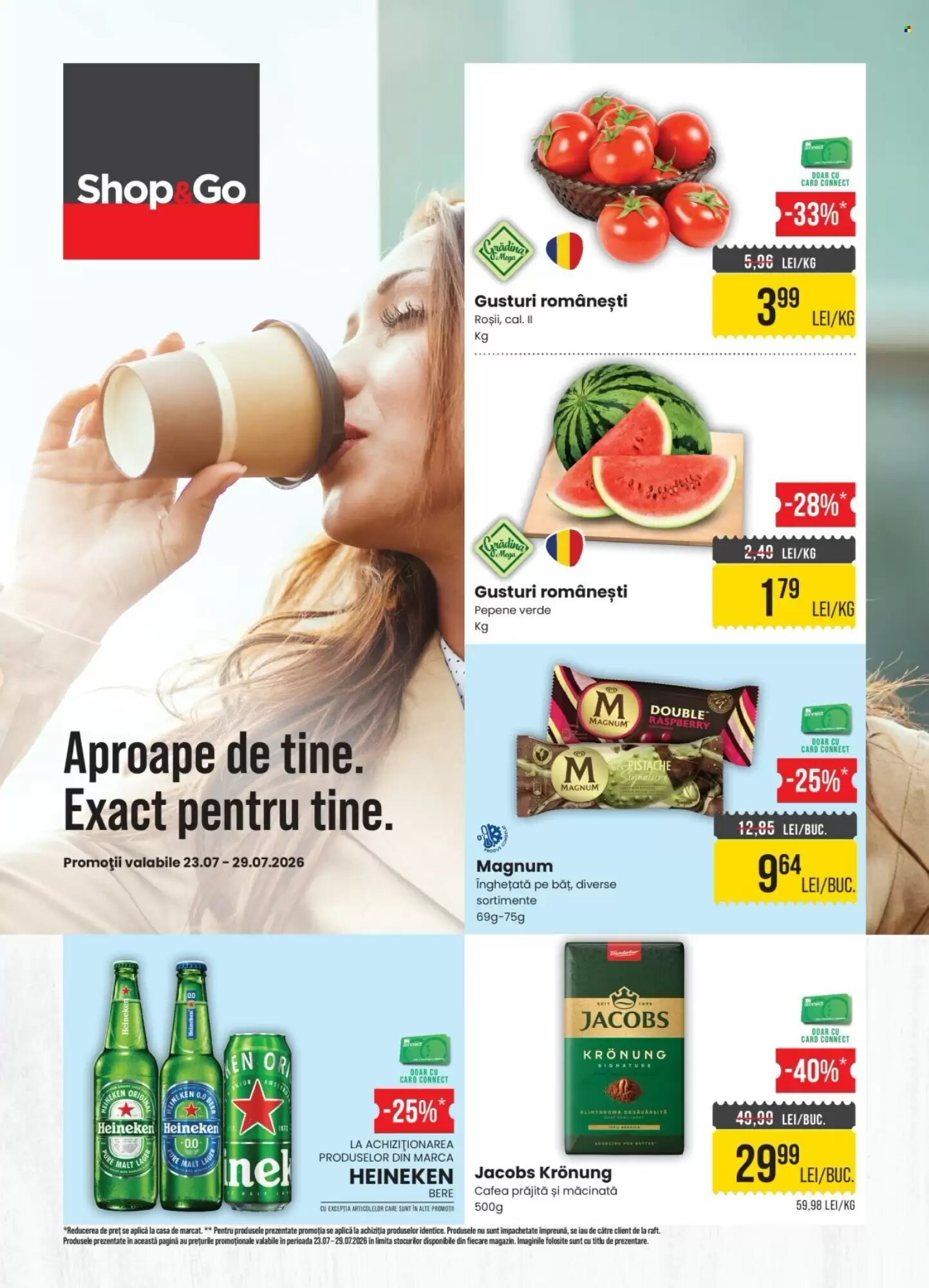 Catalogul cu oferte Mega Image valabil de la 23.07.2026 - Pagina 1.
