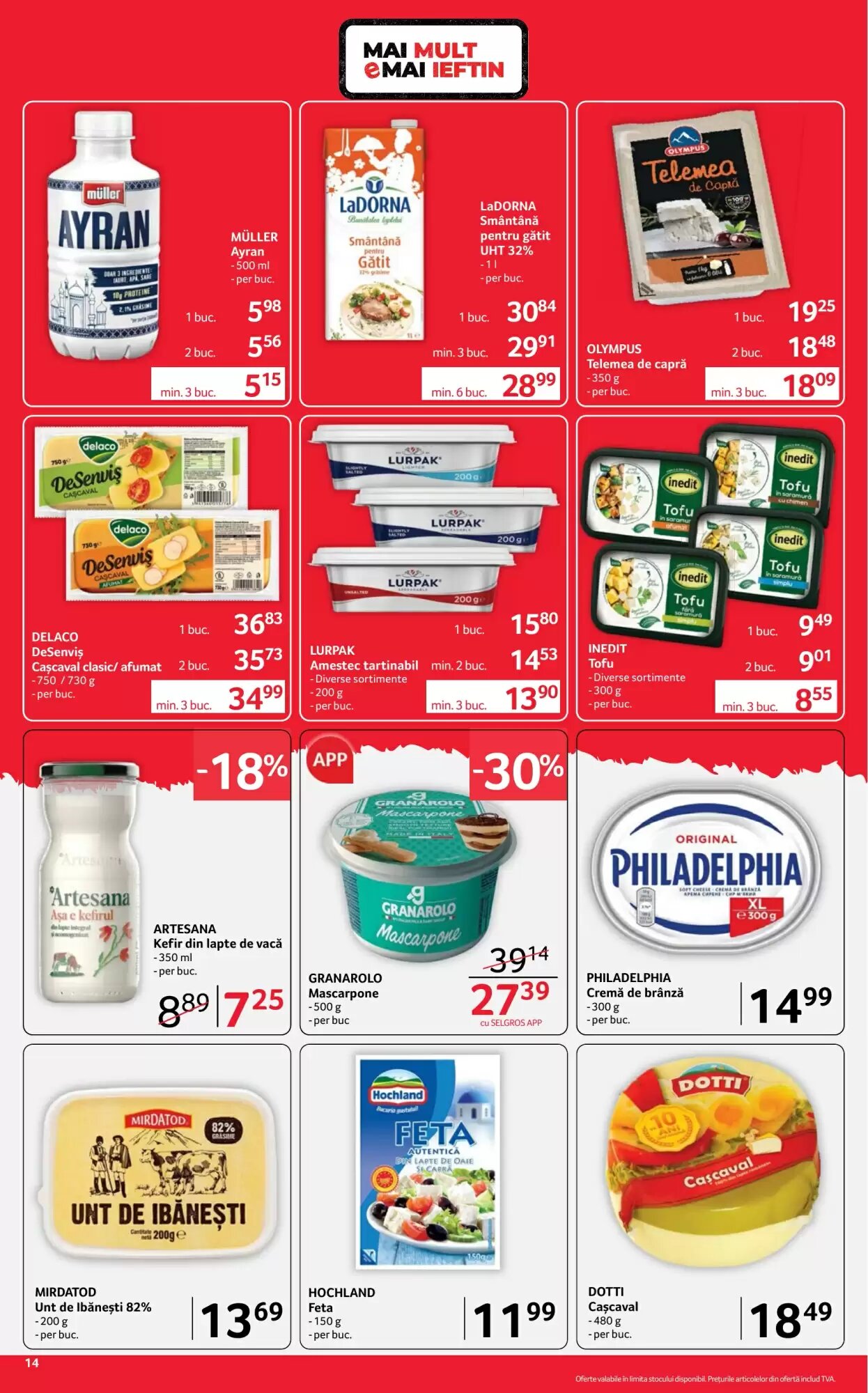 Catalogul cu oferte Selgros valabil de la 24.07.2026 - Pagina 14.