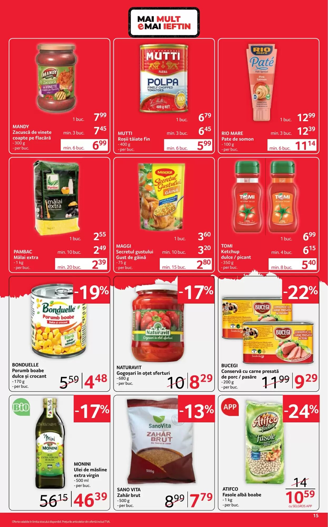 Catalogul cu oferte Selgros valabil de la 24.07.2026 - Pagina 15.
