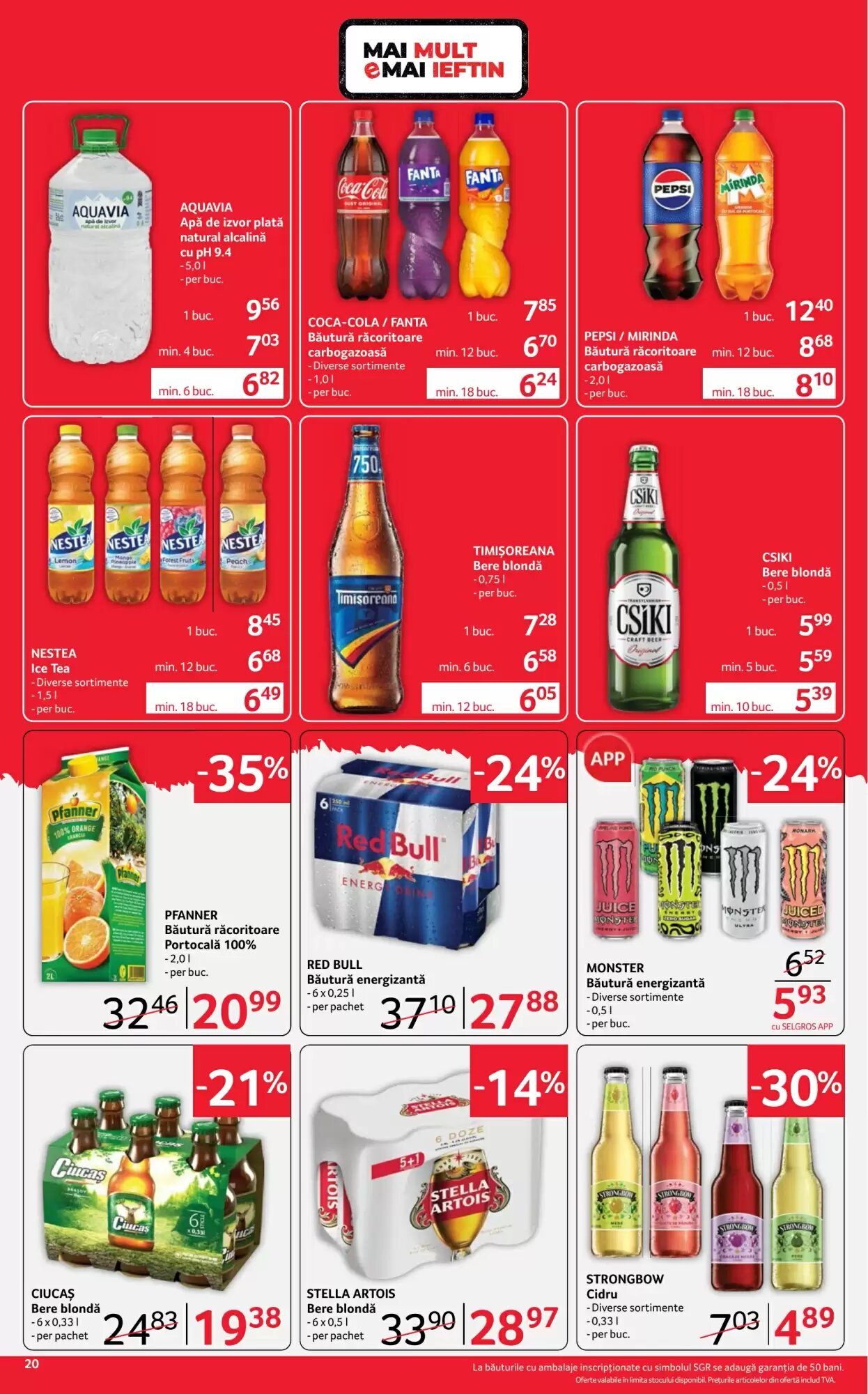 Catalogul cu oferte Selgros valabil de la 24.07.2026 - Pagina 20.