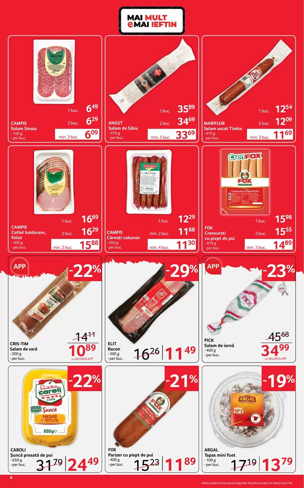 Catalogul cu oferte Selgros valabil de la 24.07.2026 - Pagina 4.