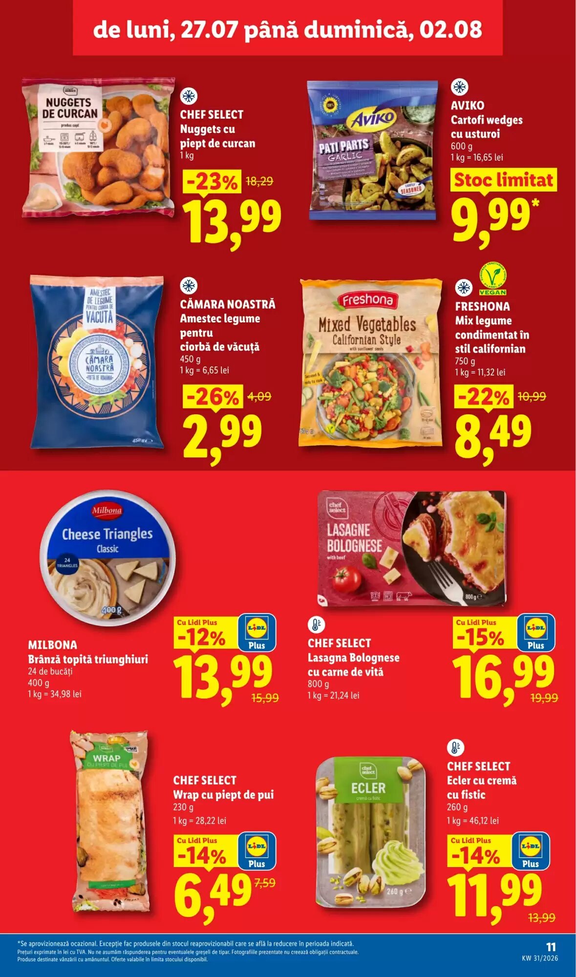 Catalogul cu oferte Lidl valabil de la 27.07.2026 - Pagina 11.