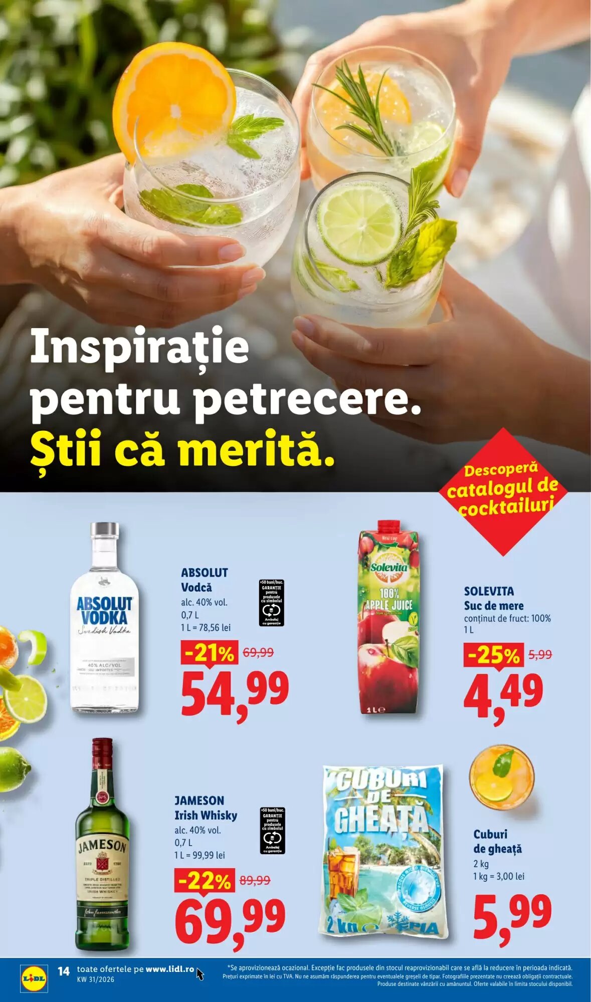 Catalogul cu oferte Lidl valabil de la 27.07.2026 - Pagina 14.