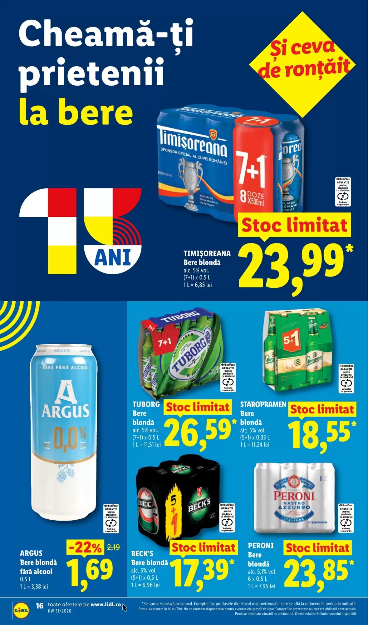 Catalogul cu oferte Lidl valabil de la 27.07.2026 - Pagina 16.