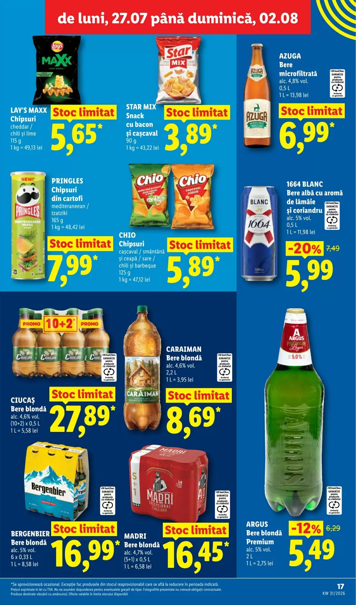 Catalogul cu oferte Lidl valabil de la 27.07.2026 - Pagina 17.