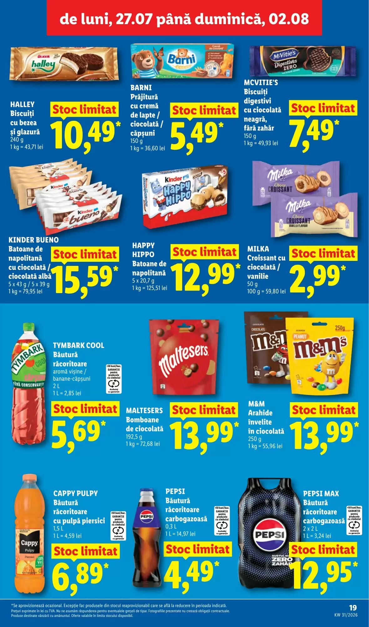 Catalogul cu oferte Lidl valabil de la 27.07.2026 - Pagina 19.