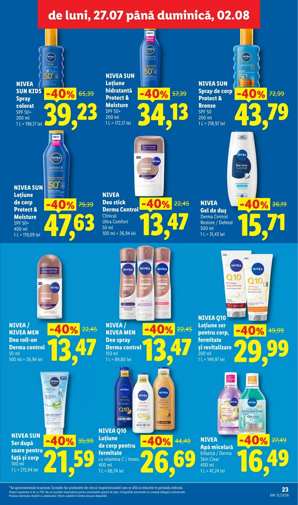 Catalogul cu oferte Lidl valabil de la 27.07.2026 - Pagina 23.
