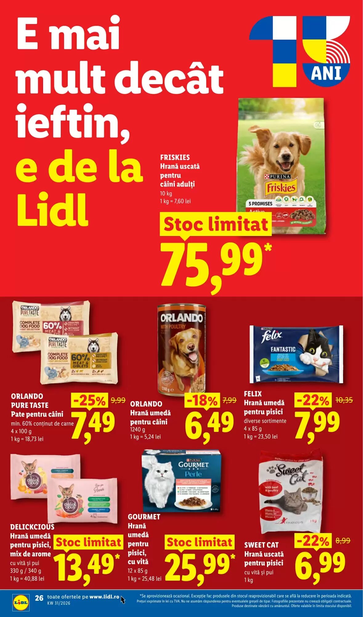 Catalogul cu oferte Lidl valabil de la 27.07.2026 - Pagina 26.