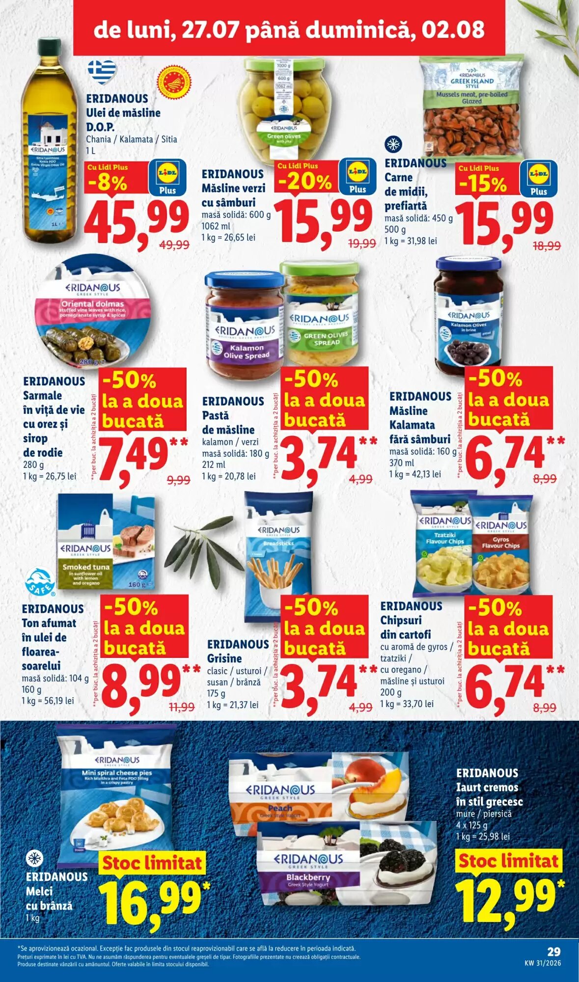 Catalogul cu oferte Lidl valabil de la 27.07.2026 - Pagina 29.