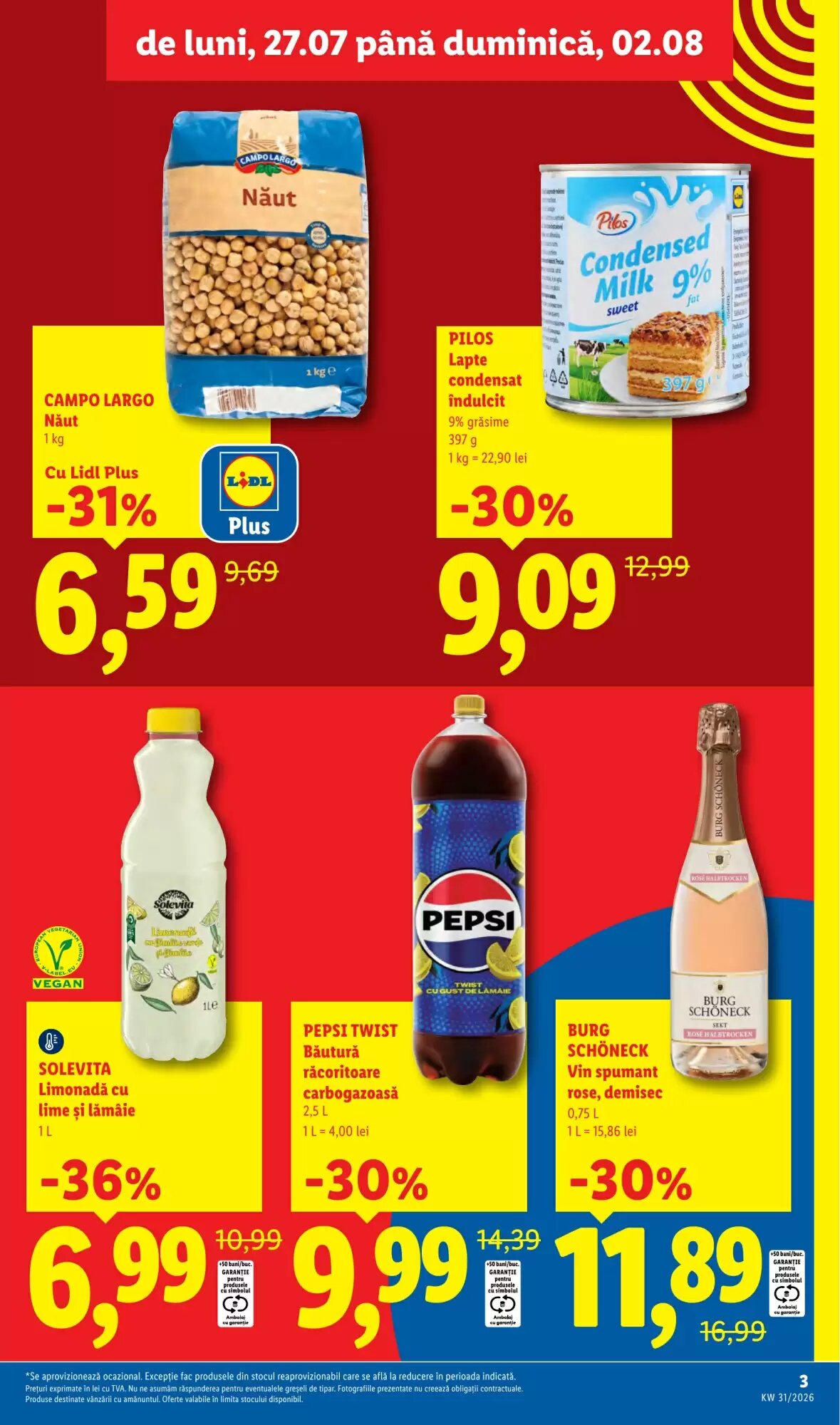 Catalogul cu oferte Lidl valabil de la 27.07.2026 - Pagina 3.