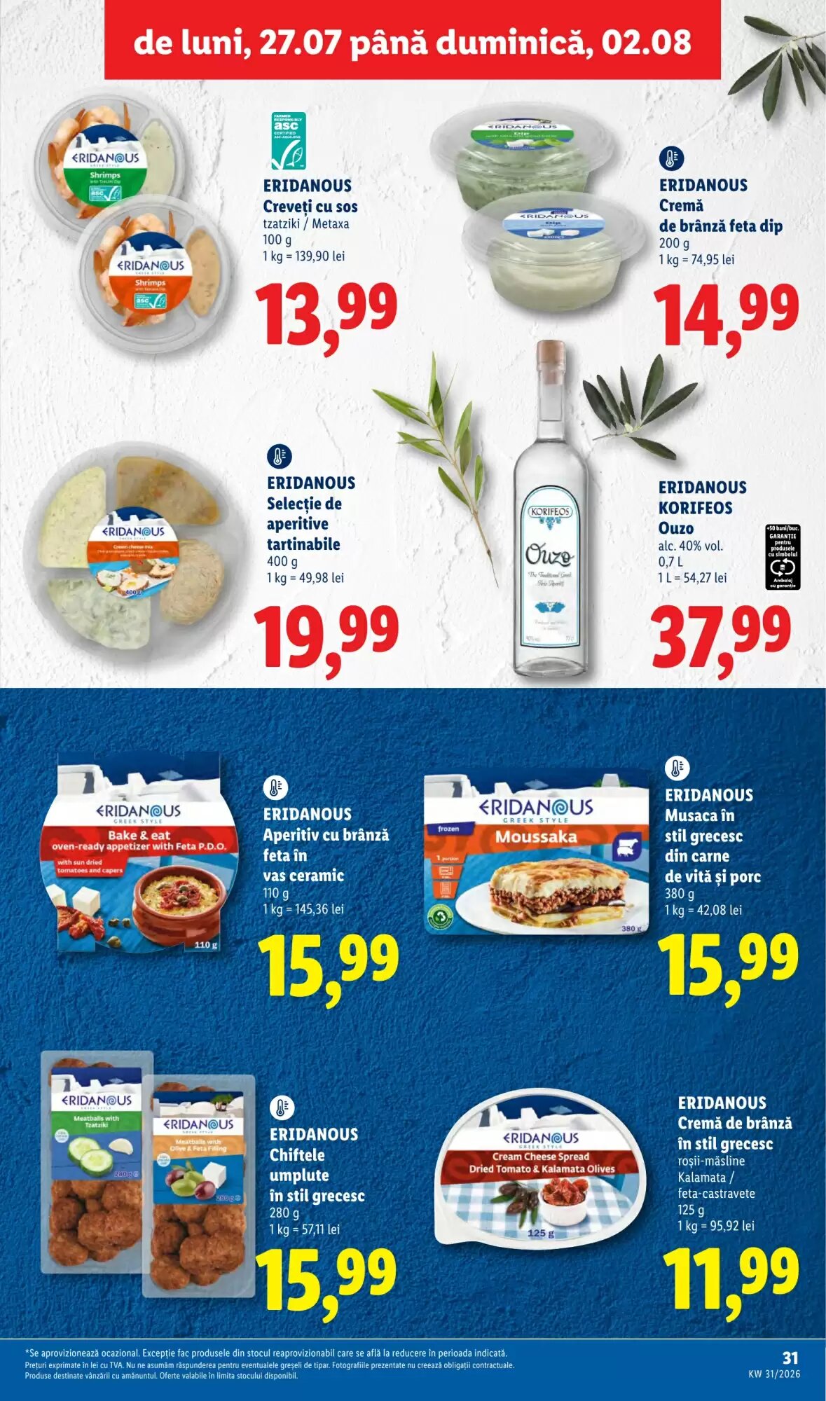 Catalogul cu oferte Lidl valabil de la 27.07.2026 - Pagina 31.