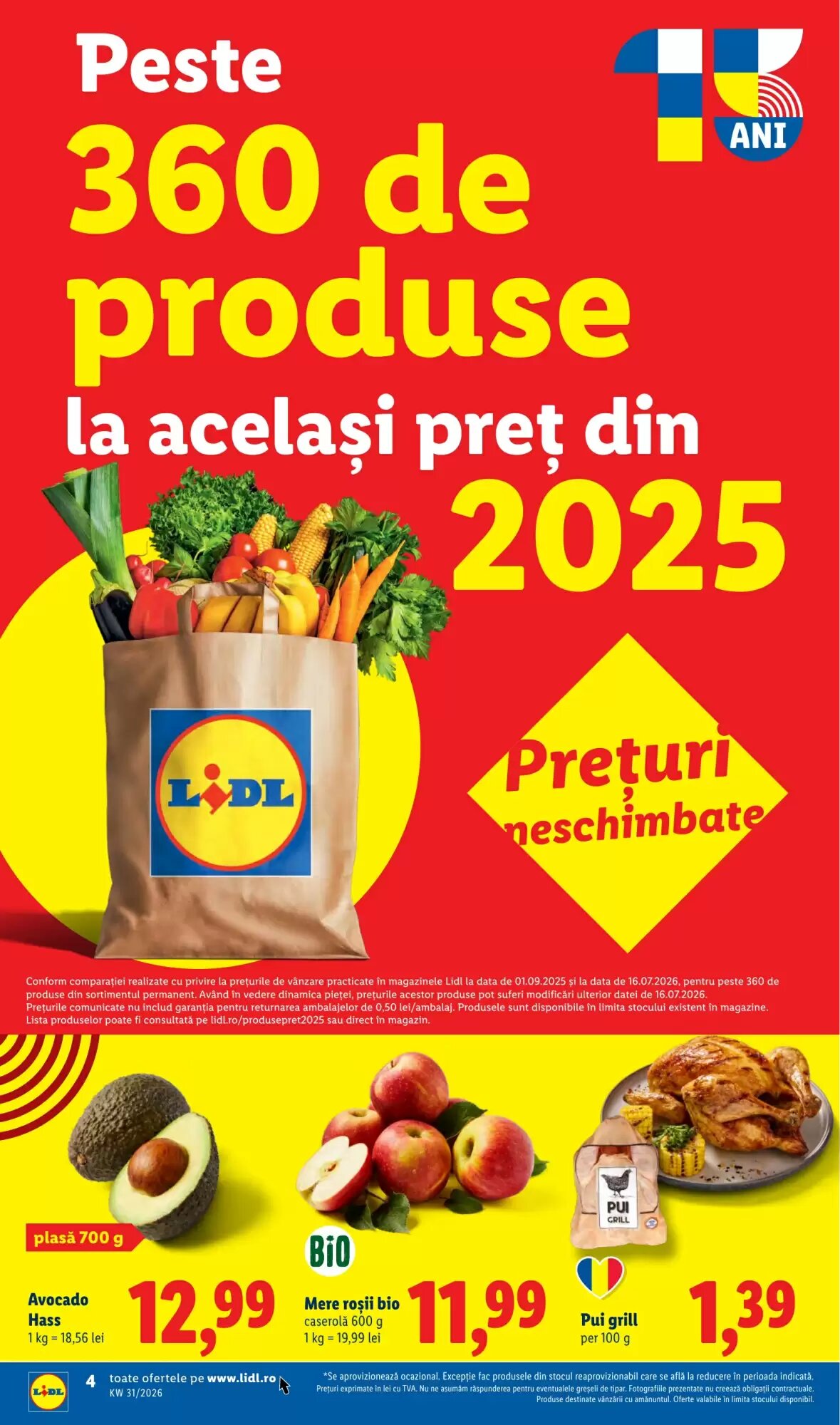 Catalogul cu oferte Lidl valabil de la 27.07.2026 - Pagina 4.