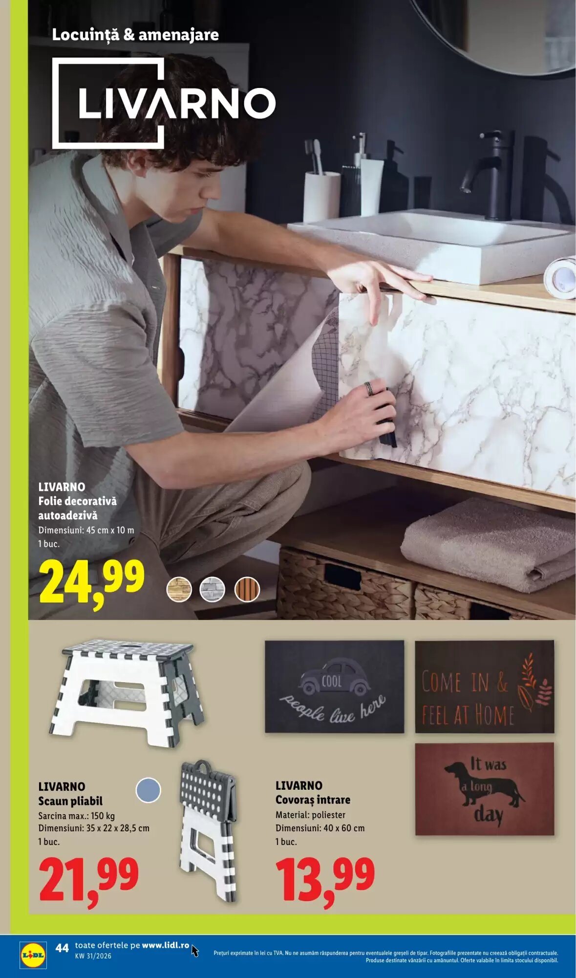 Catalogul cu oferte Lidl valabil de la 27.07.2026 - Pagina 44.