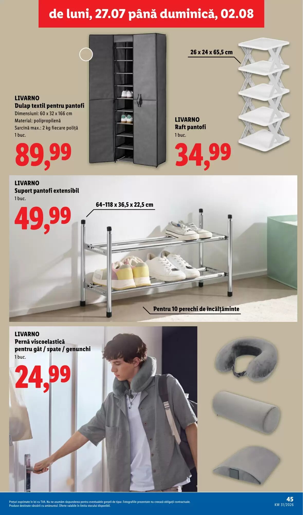 Catalogul cu oferte Lidl valabil de la 27.07.2026 - Pagina 45.