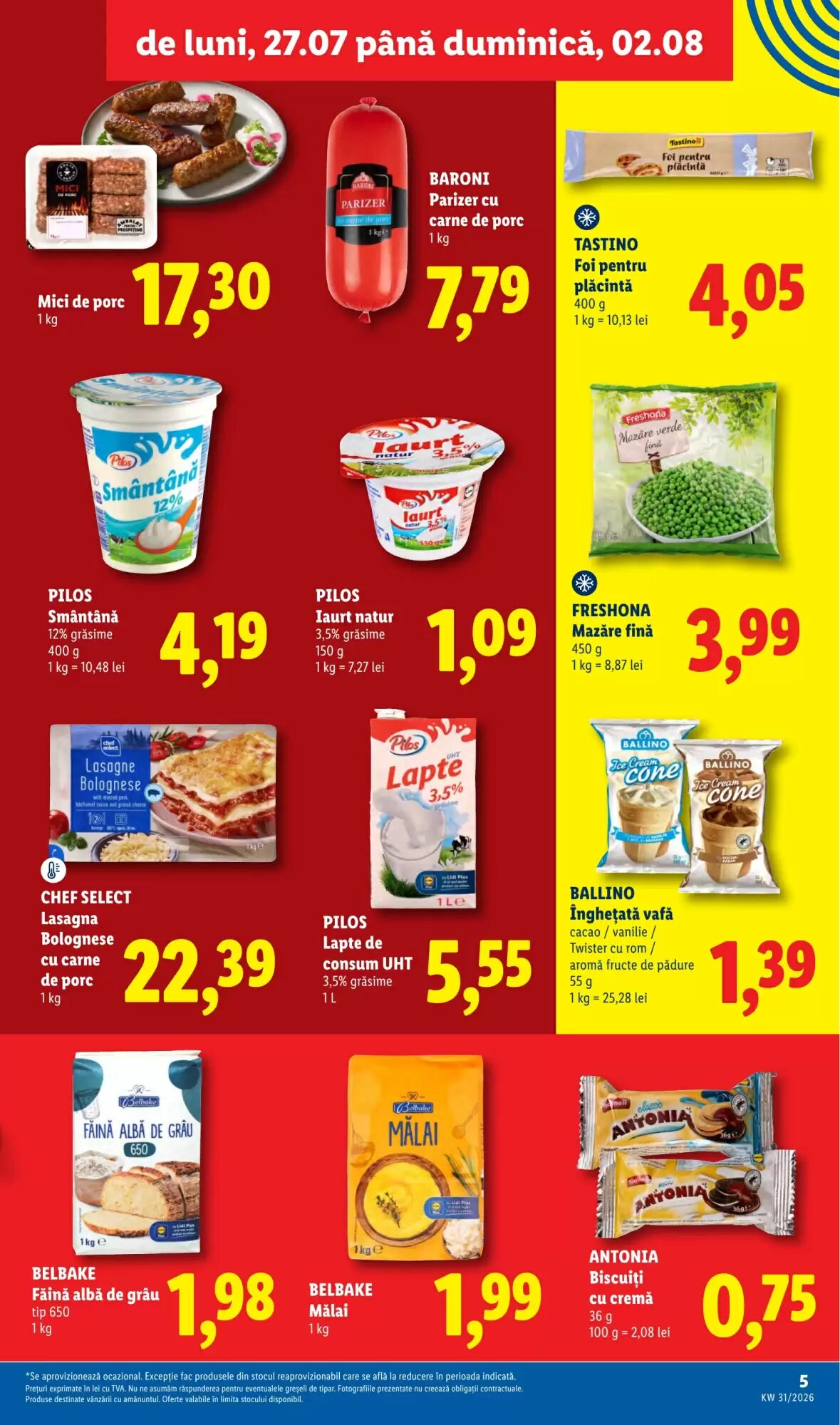 Catalogul cu oferte Lidl valabil de la 27.07.2026 - Pagina 5.