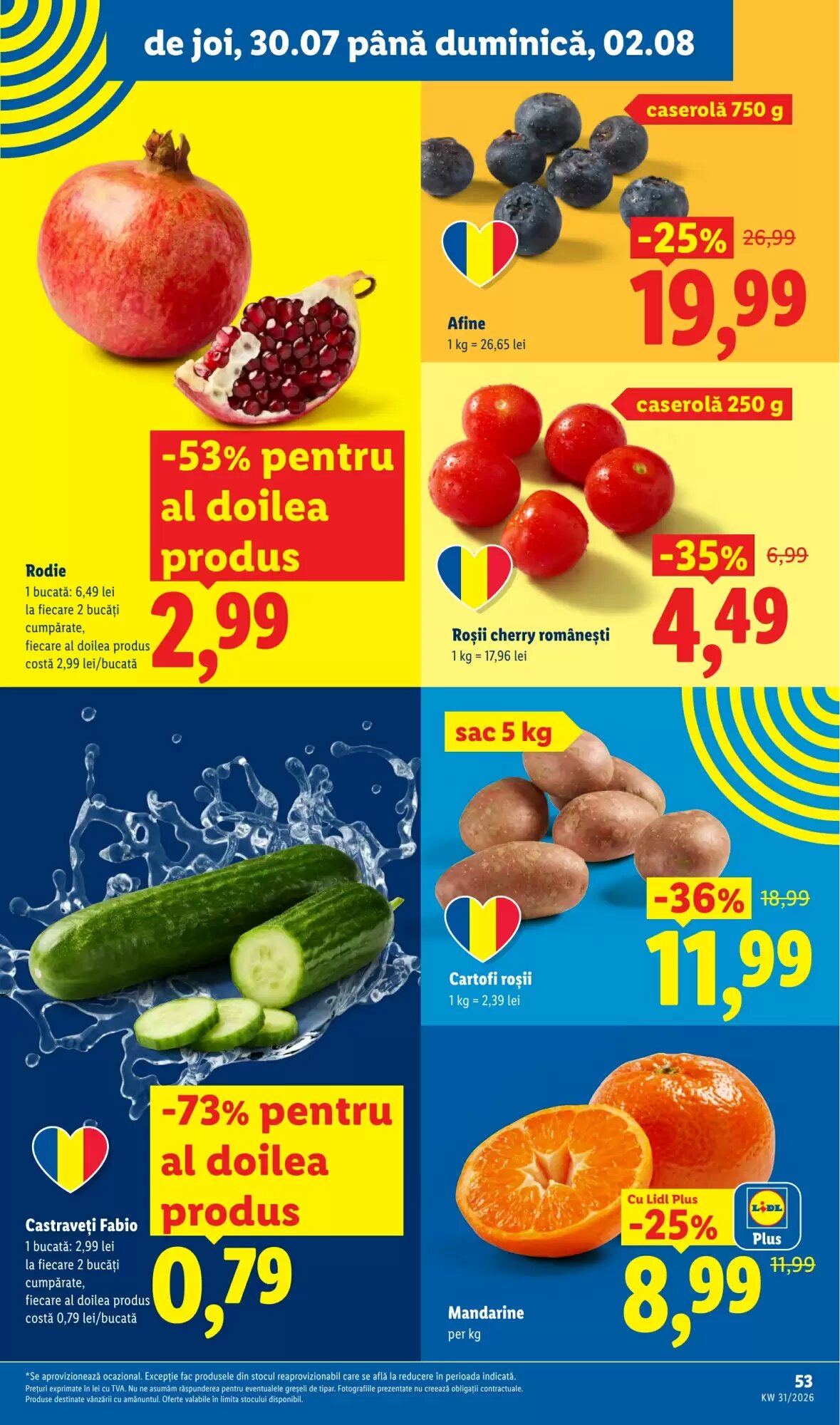 Catalogul cu oferte Lidl valabil de la 27.07.2026 - Pagina 53.