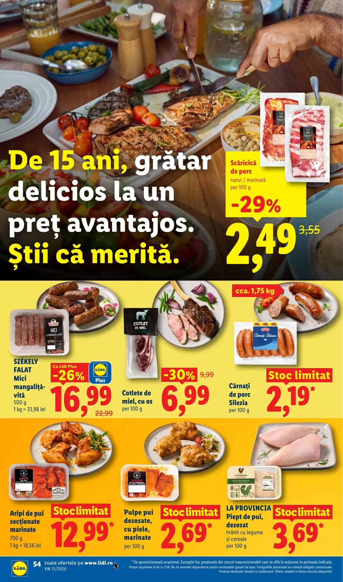 Catalogul cu oferte Lidl valabil de la 27.07.2026 - Pagina 54.