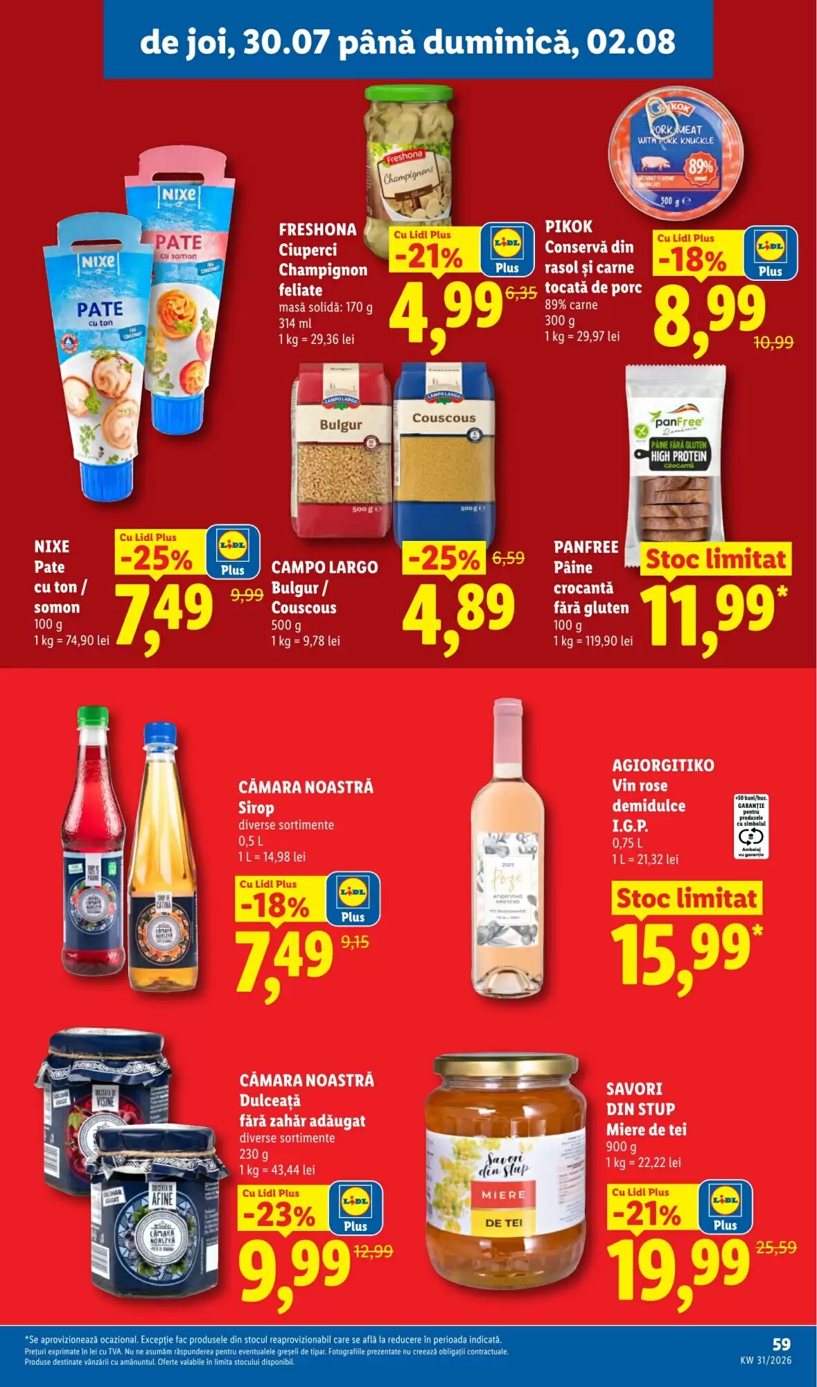 Catalogul cu oferte Lidl valabil de la 27.07.2026 - Pagina 59.