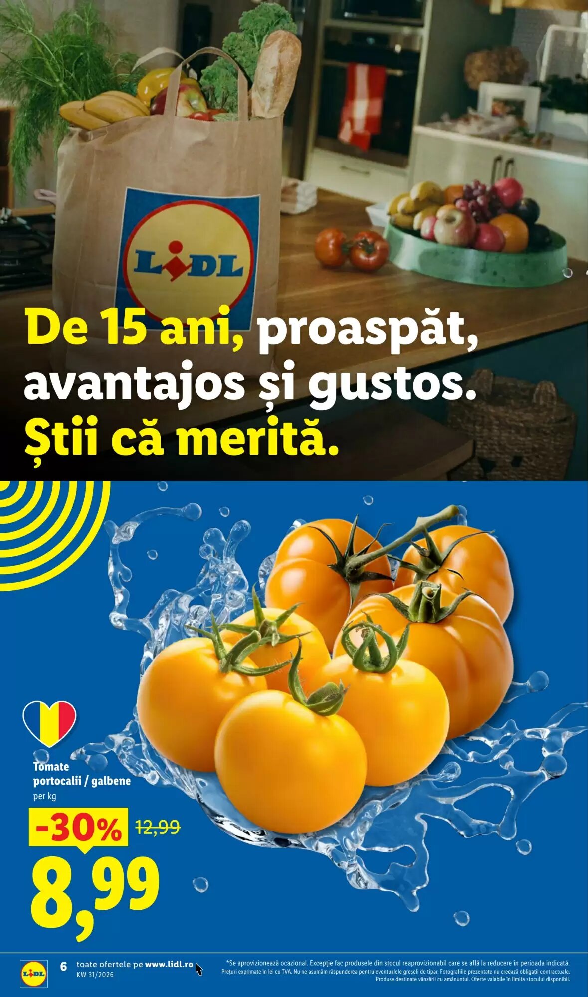 Catalogul cu oferte Lidl valabil de la 27.07.2026 - Pagina 6.