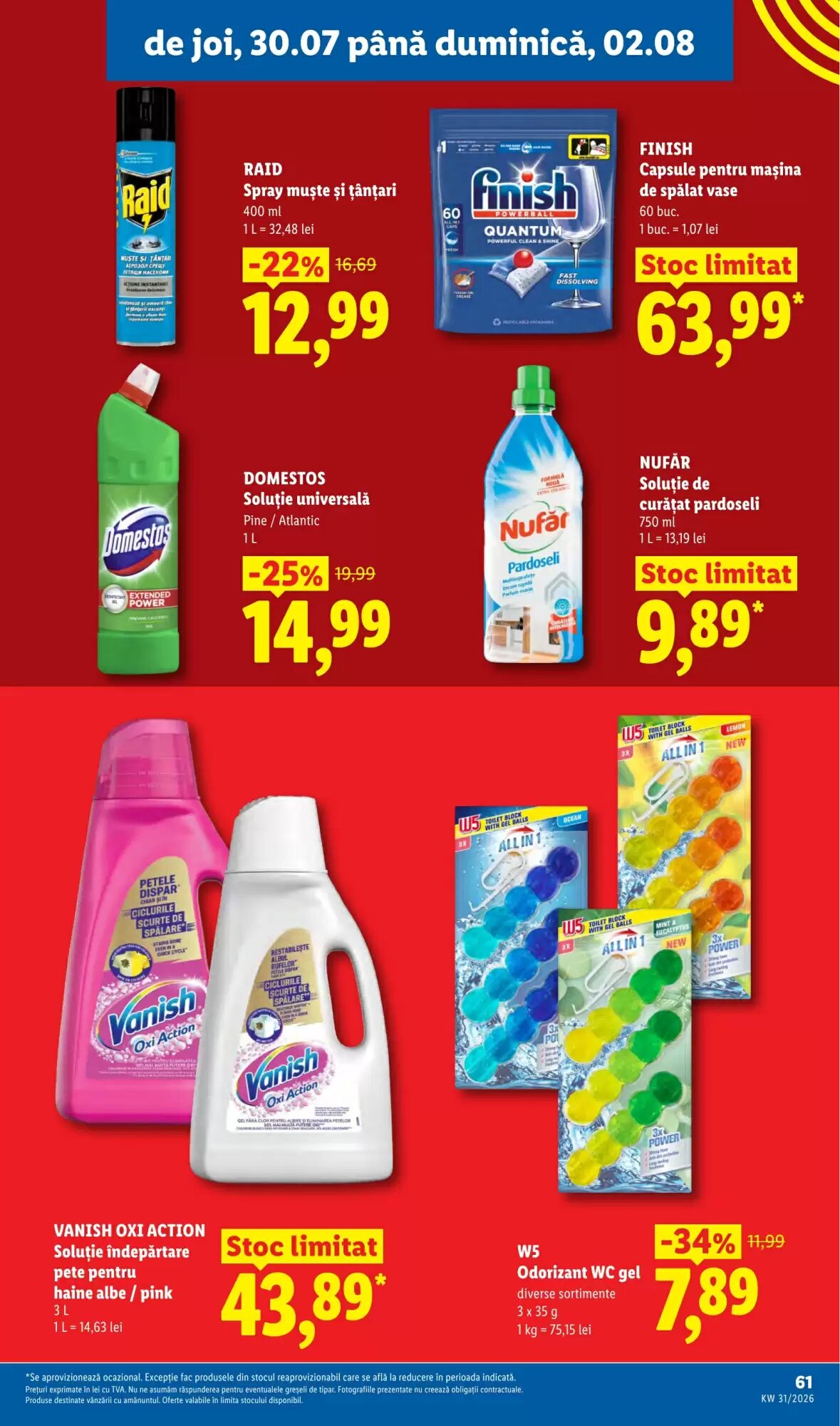Catalogul cu oferte Lidl valabil de la 27.07.2026 - Pagina 61.