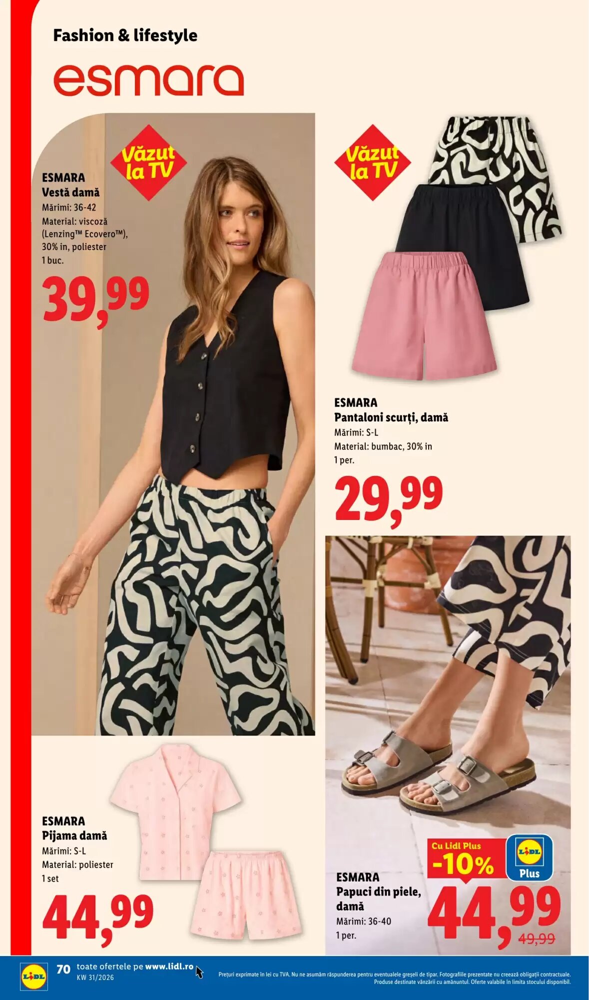 Catalogul cu oferte Lidl valabil de la 27.07.2026 - Pagina 70.