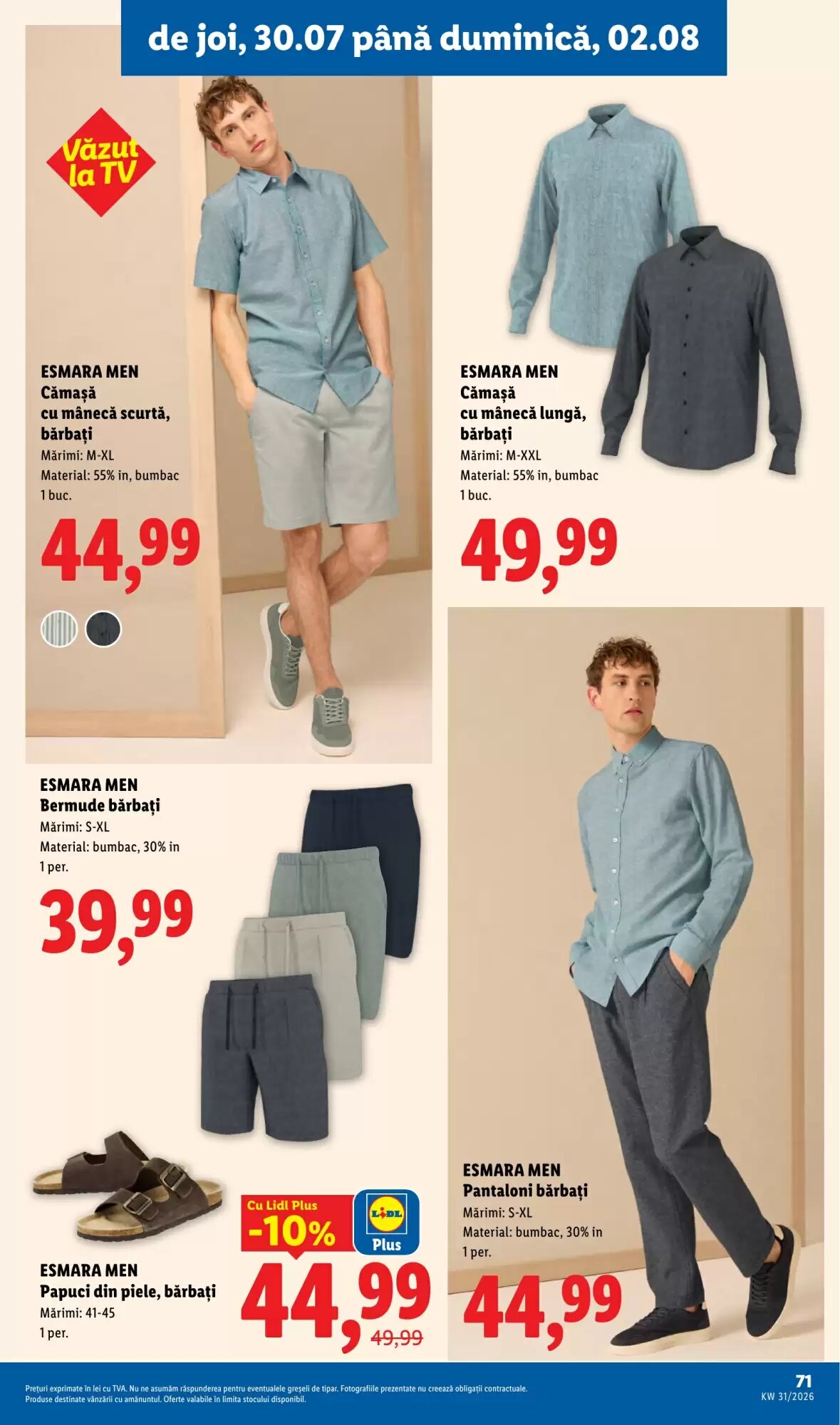 Catalogul cu oferte Lidl valabil de la 27.07.2026 - Pagina 71.