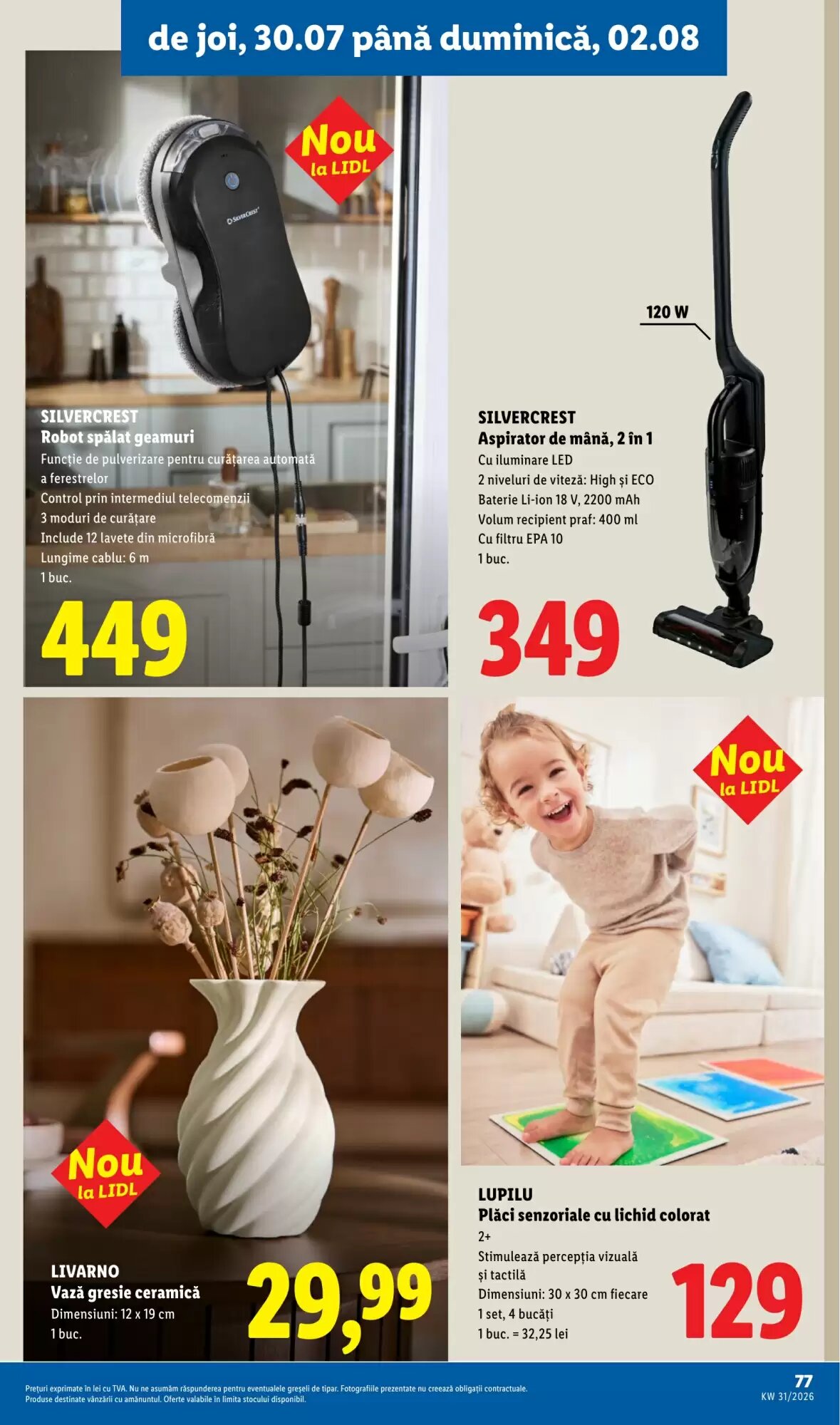 Catalogul cu oferte Lidl valabil de la 27.07.2026 - Pagina 77.