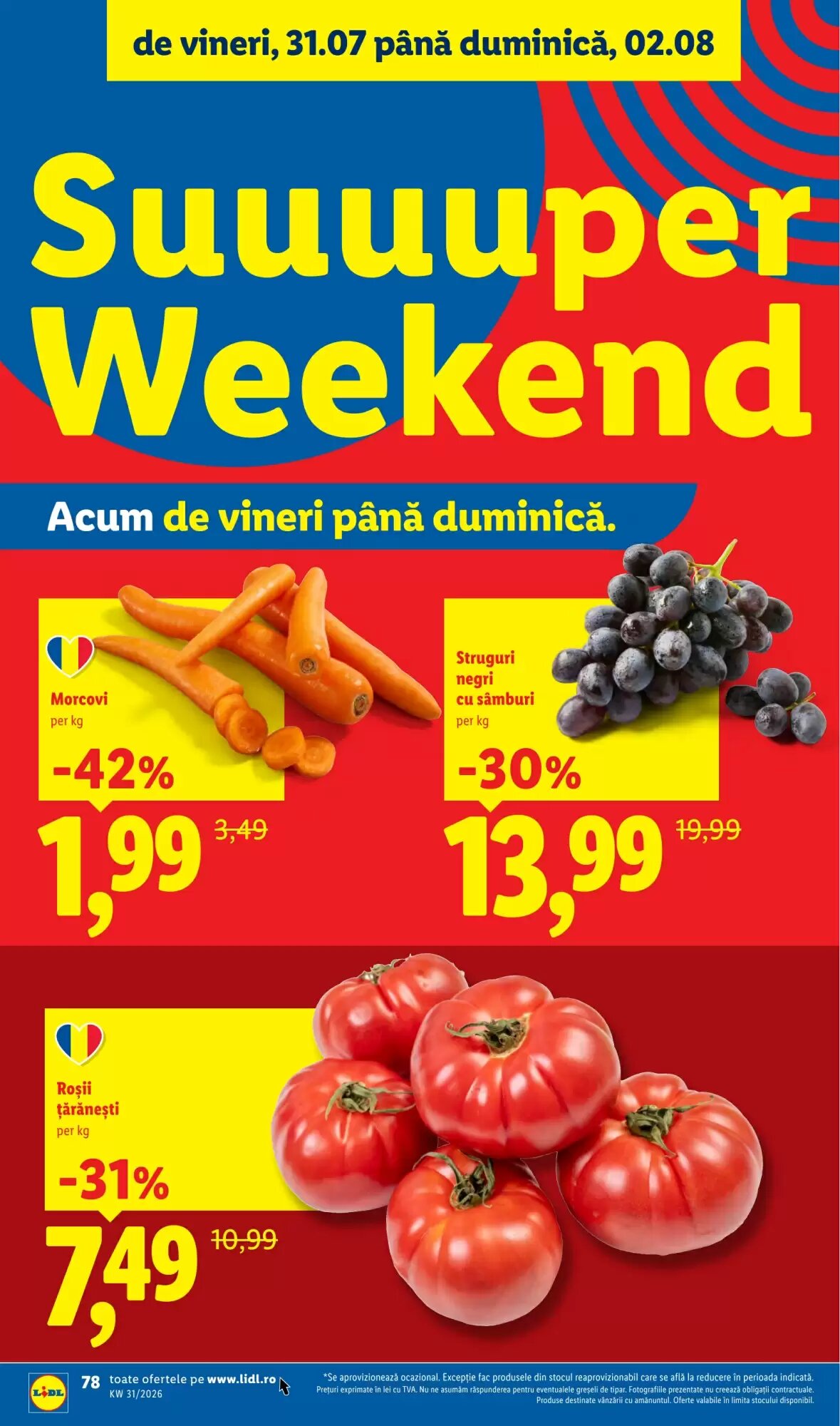 Catalogul cu oferte Lidl valabil de la 27.07.2026 - Pagina 78.
