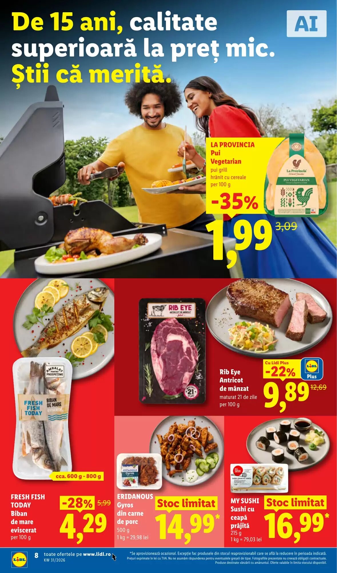 Catalogul cu oferte Lidl valabil de la 27.07.2026 - Pagina 8.