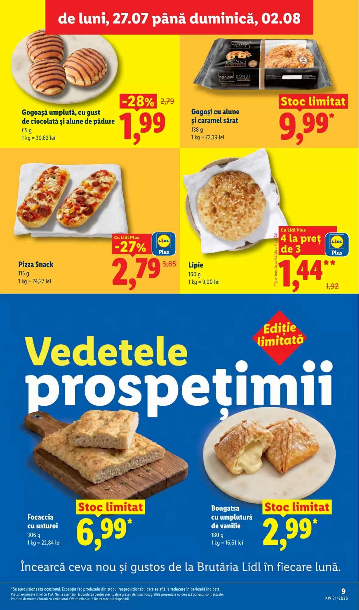 Catalogul cu oferte Lidl valabil de la 27.07.2026 - Pagina 9.