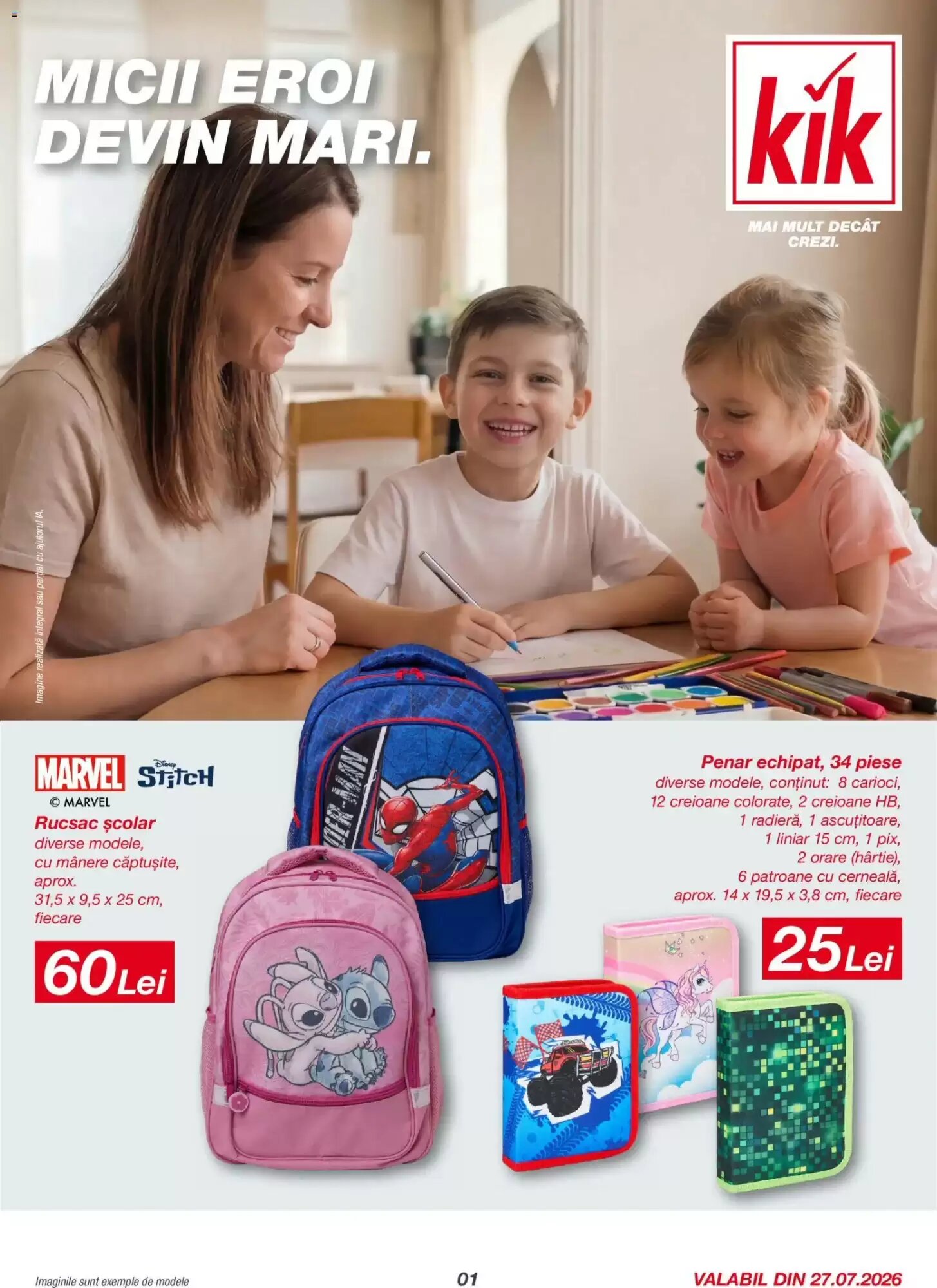 Catalogul cu oferte Kik valabil de la 27.07.2026 - Pagina 1.