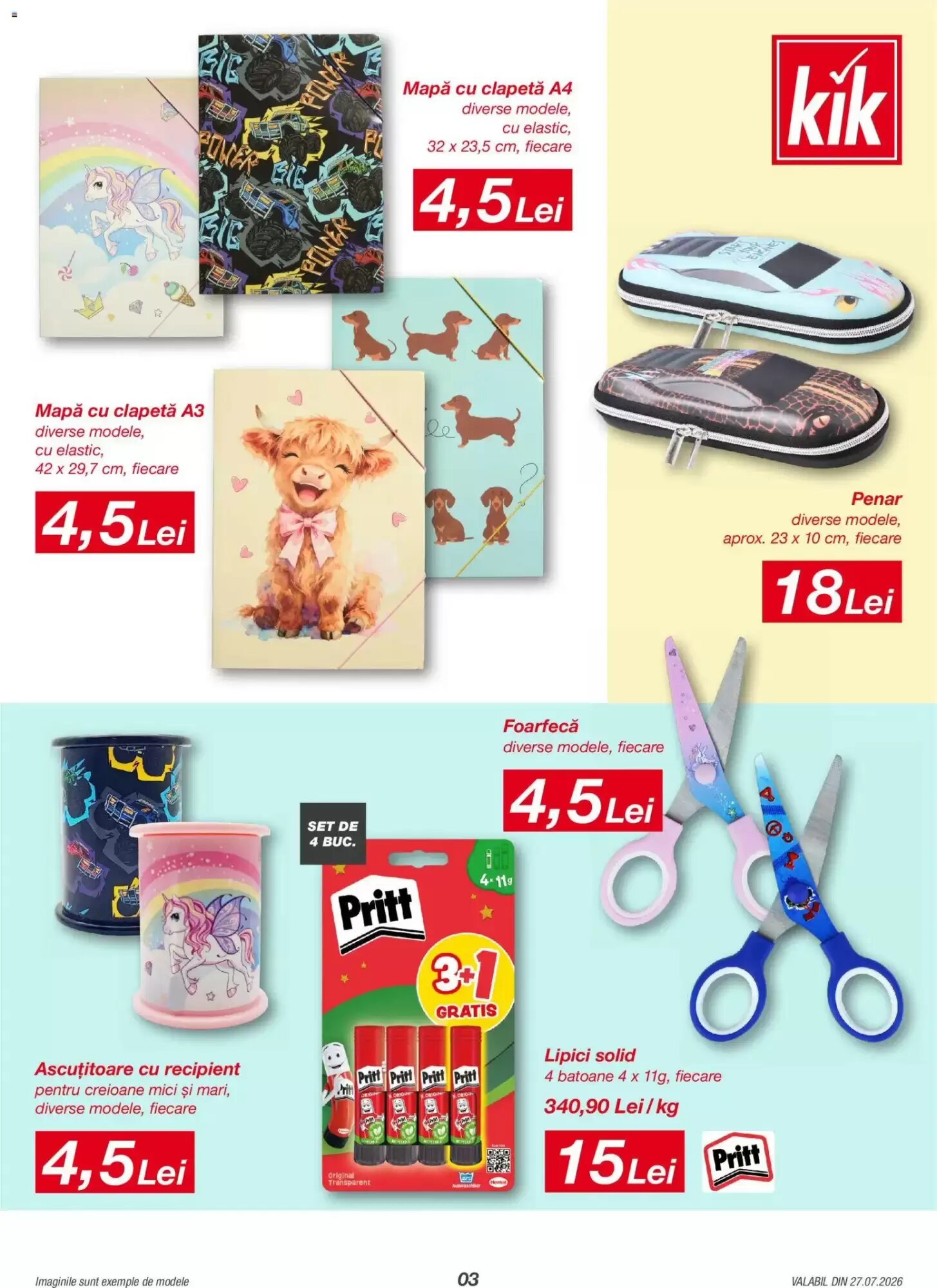 Catalogul cu oferte Kik valabil de la 27.07.2026 - Pagina 3.
